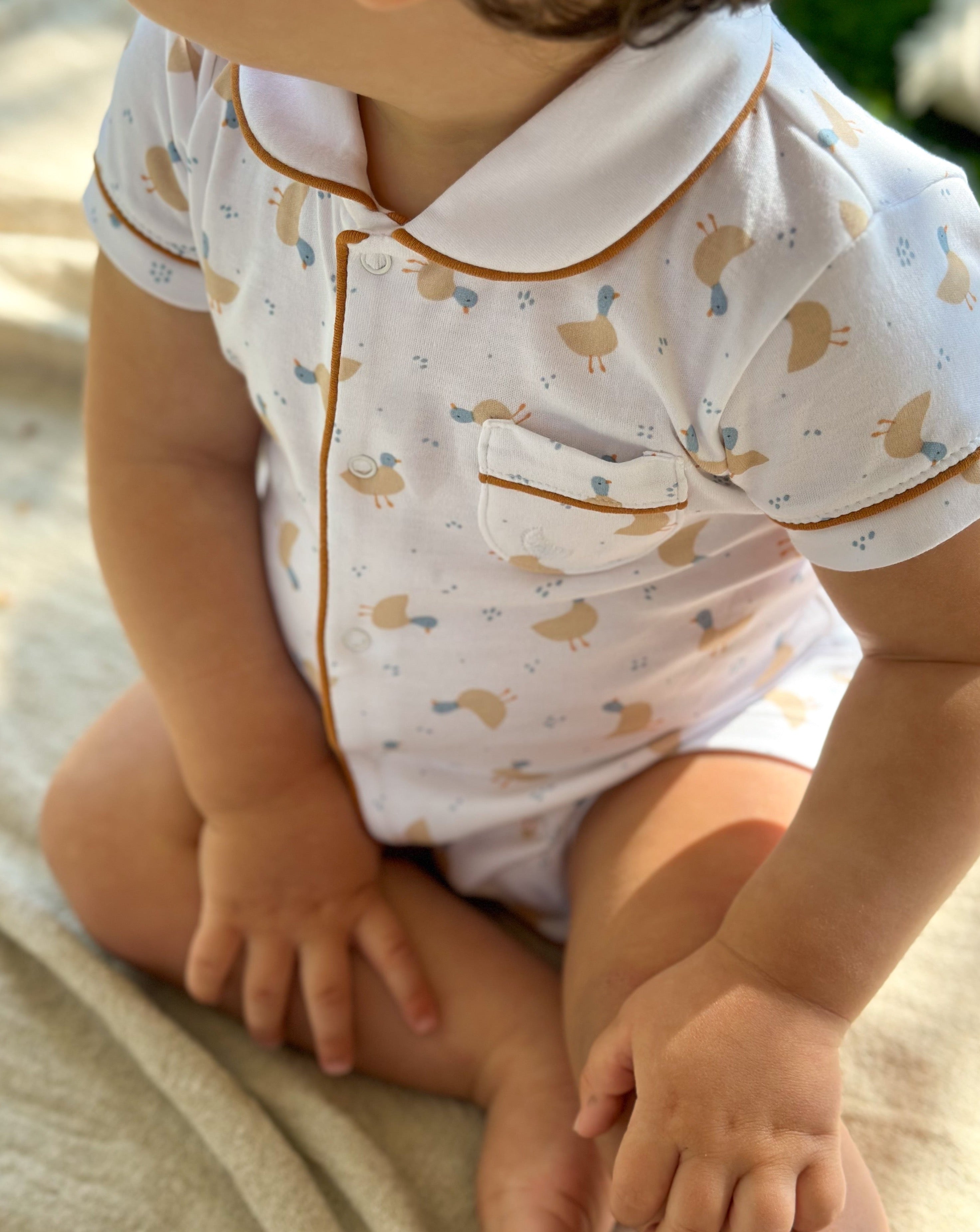 Baby Pajamas Shirt Ducks Short