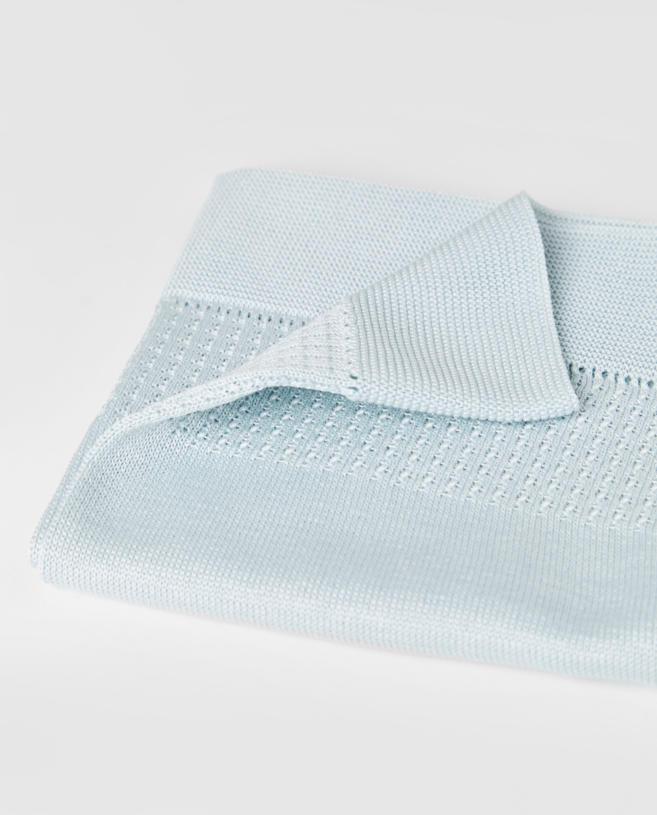 Toquilla Perlé Algodón Azul