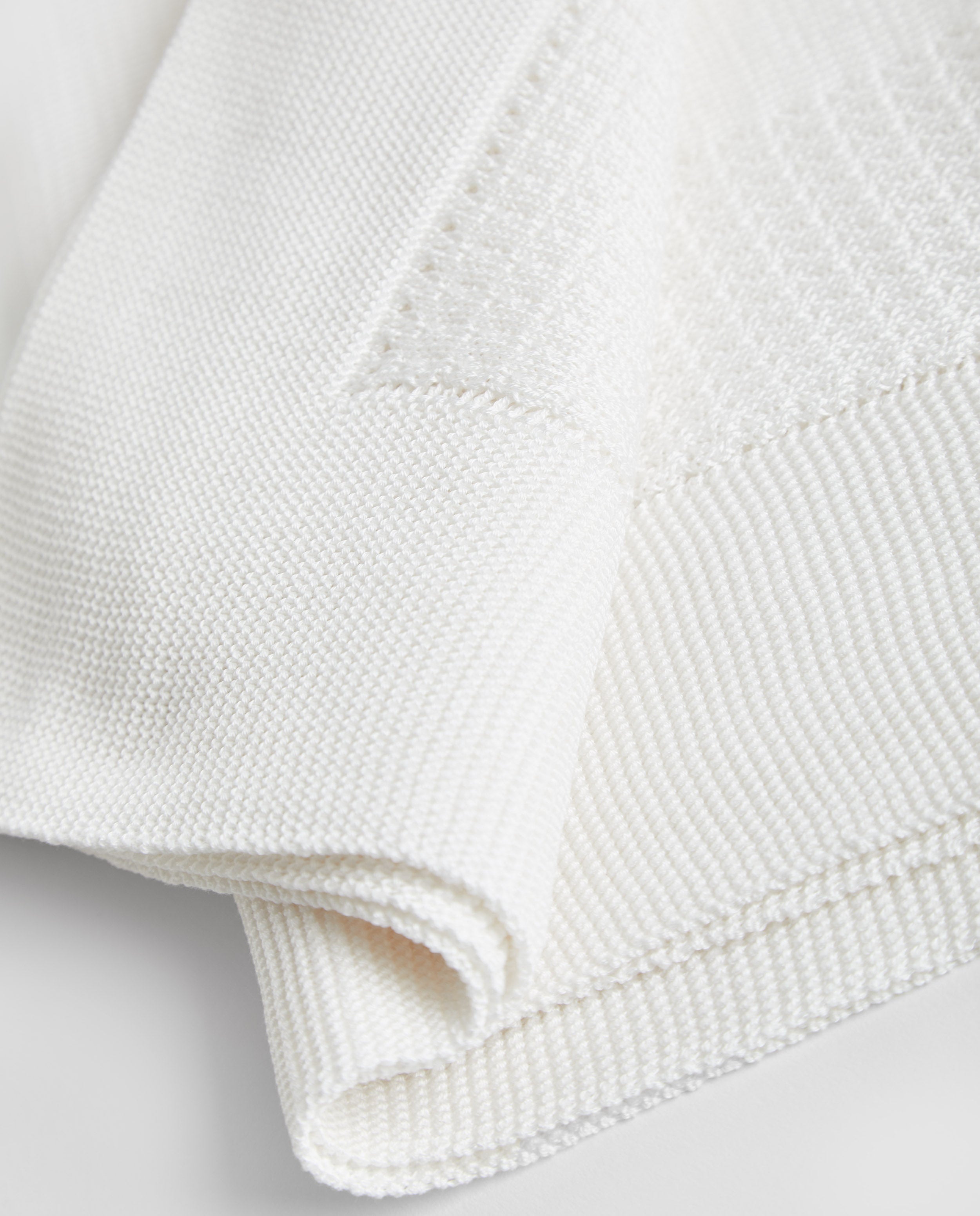 Toquilla Perlé Algodón Eco White