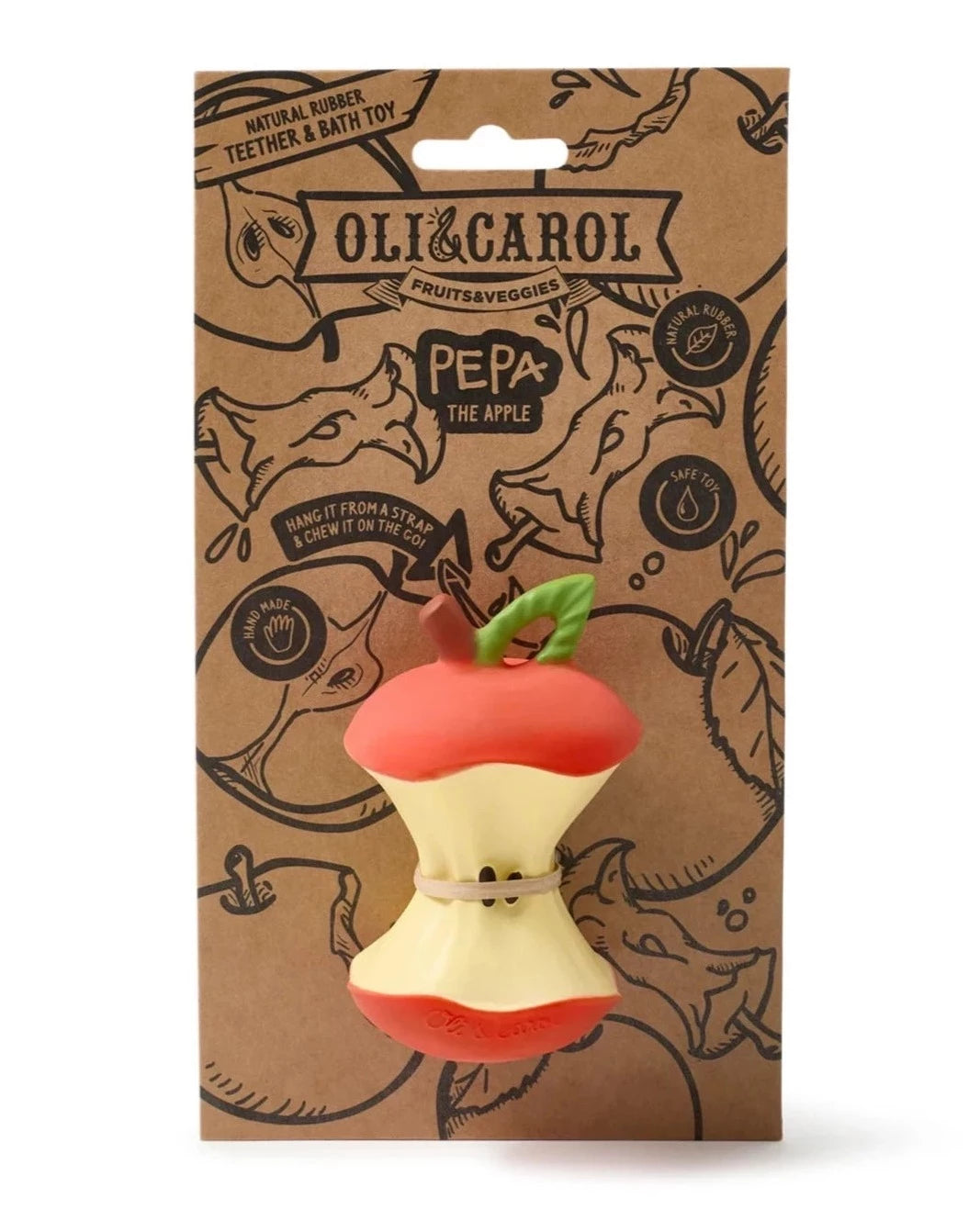 Pepa the Apple - Oli&Carol Teether