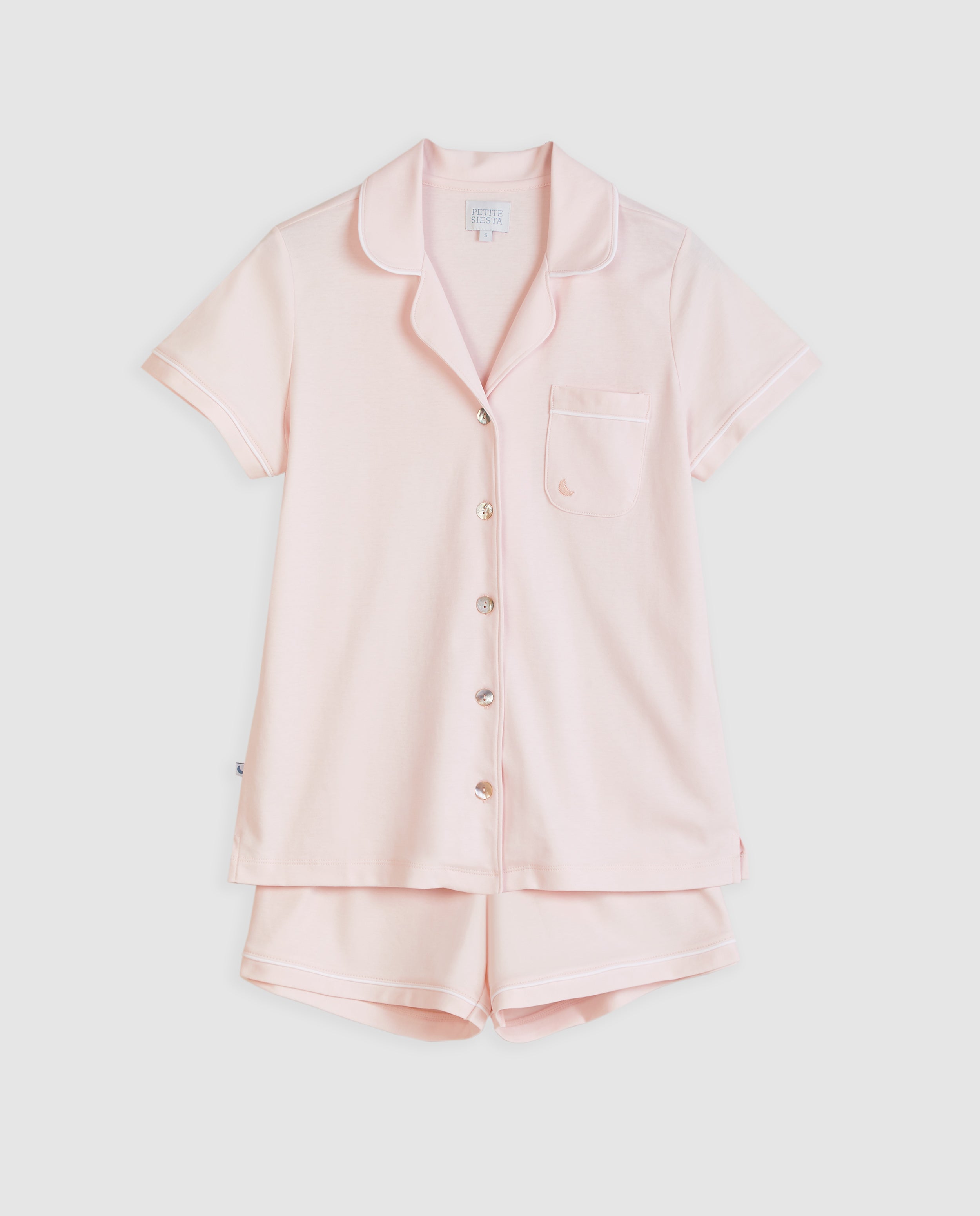 Pyjama court rose pour femme