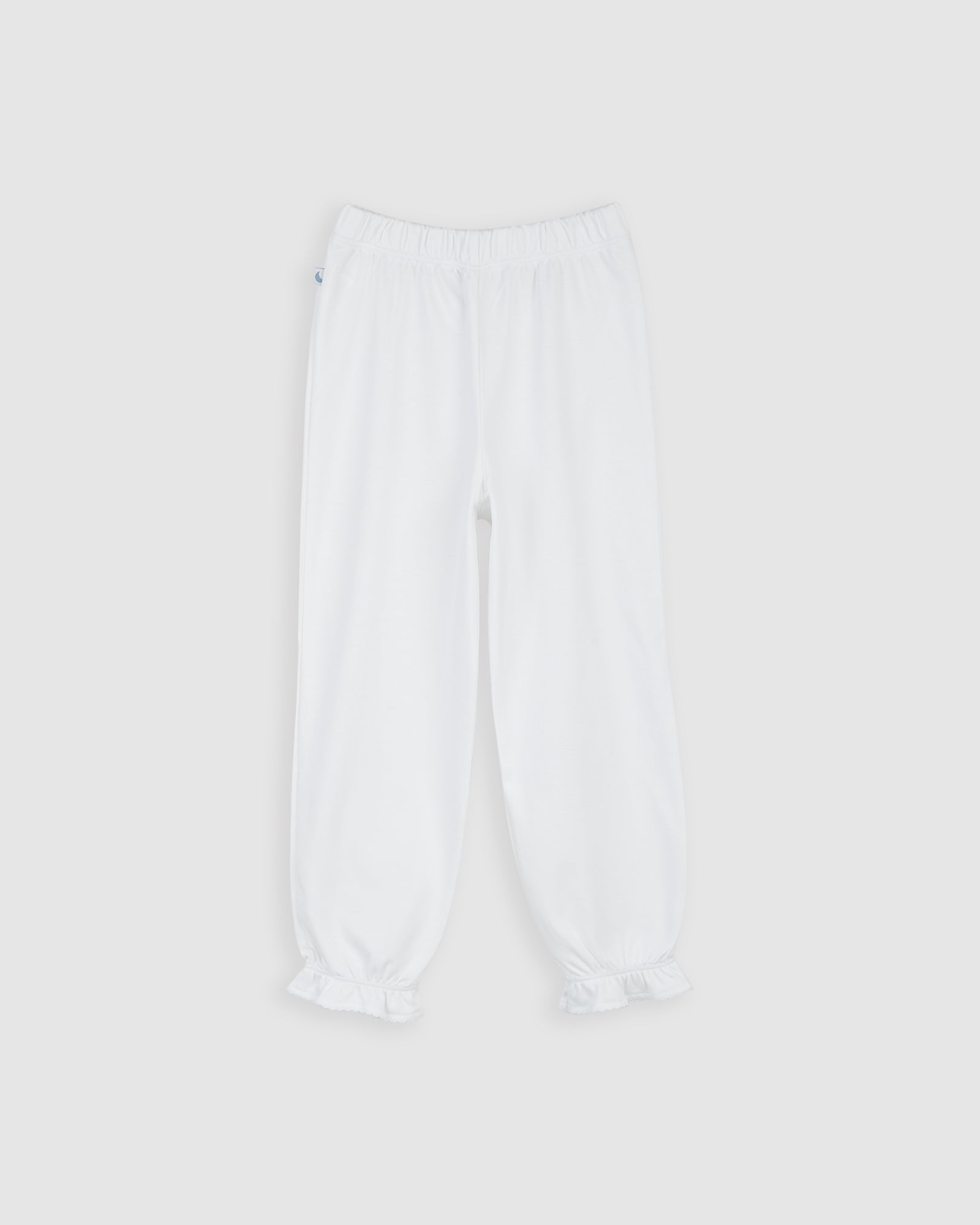 Kids Pajamas Ruffles Embroidered Strip