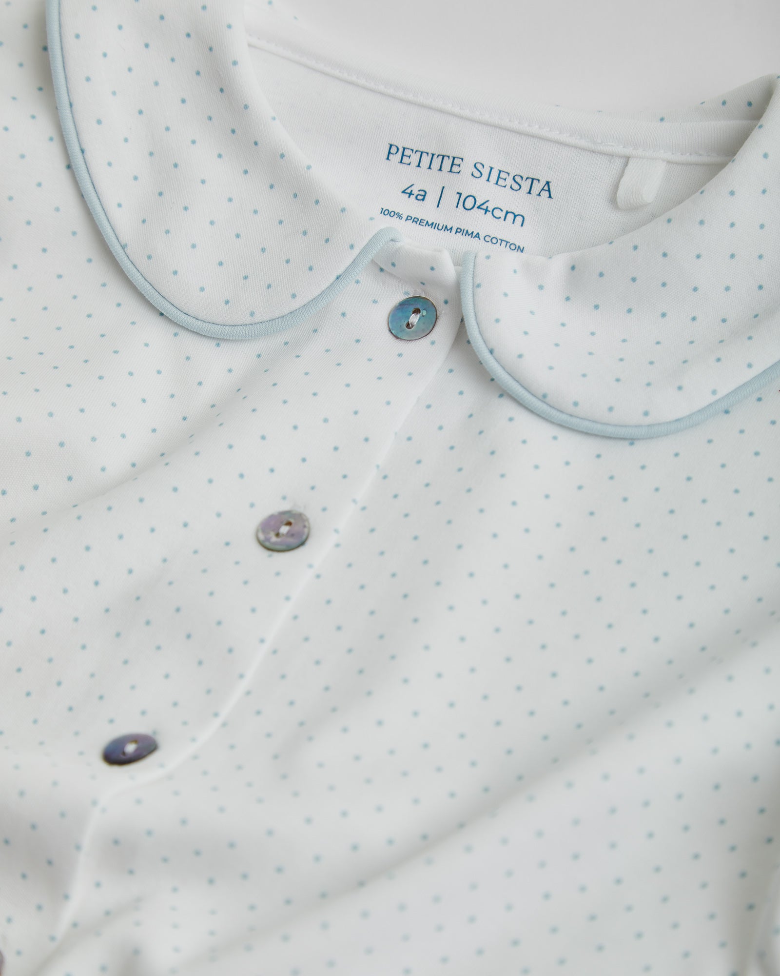 Pijama Kids Camisero Puntos Azules