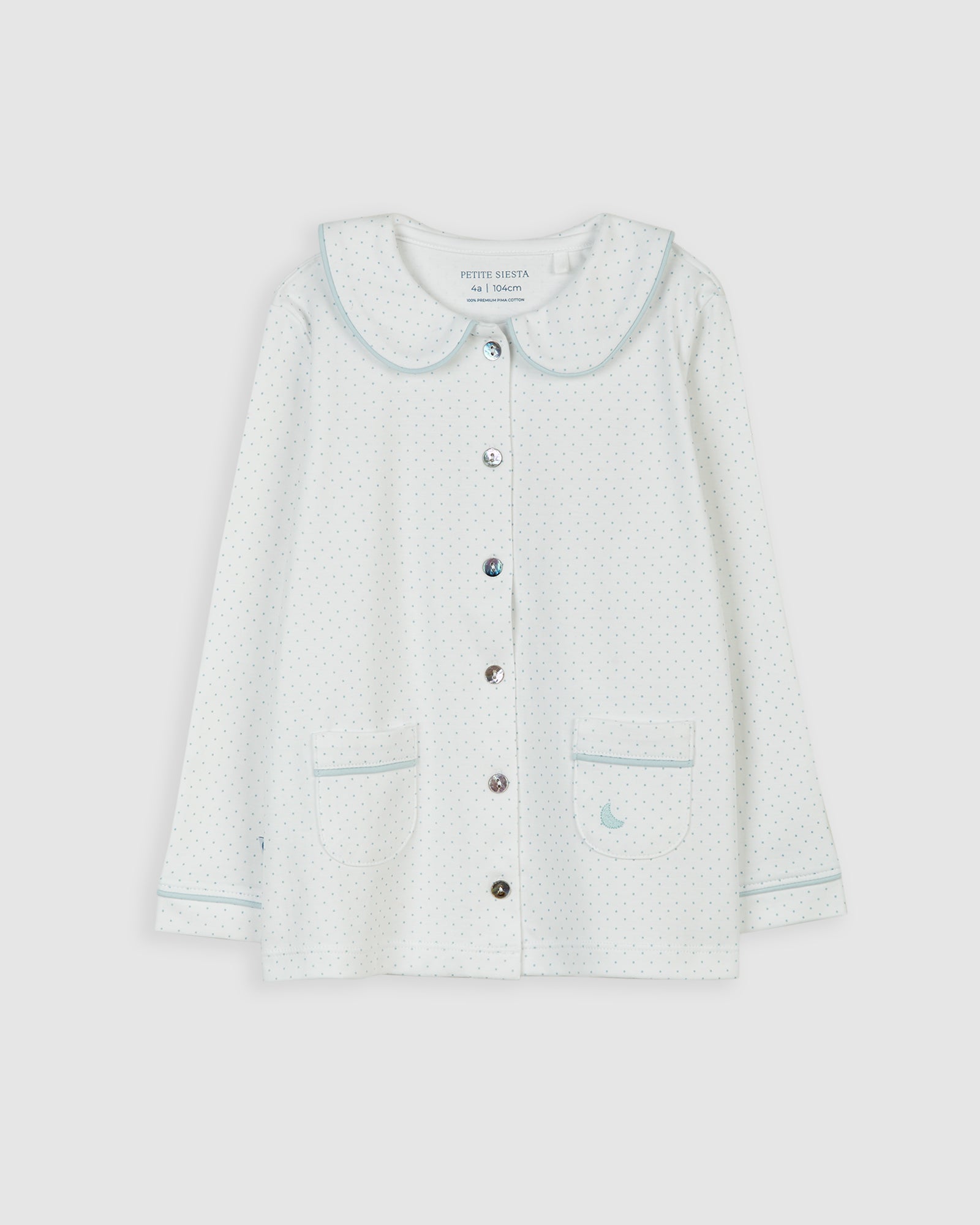 Pijama Kids Camisero Puntos Azules