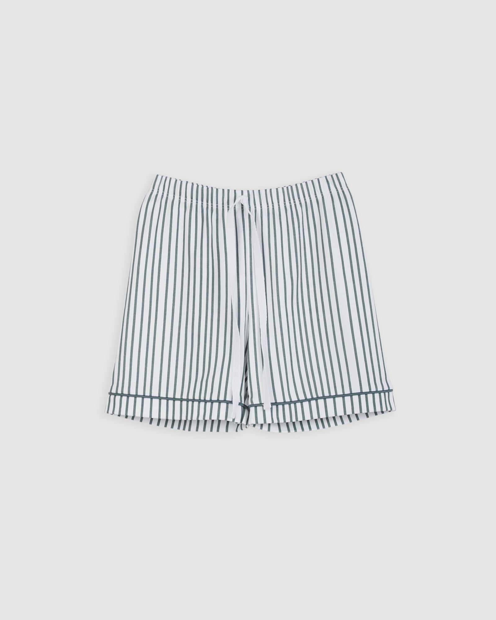 Pyjama court à rayures bleu foncé pour enfant
