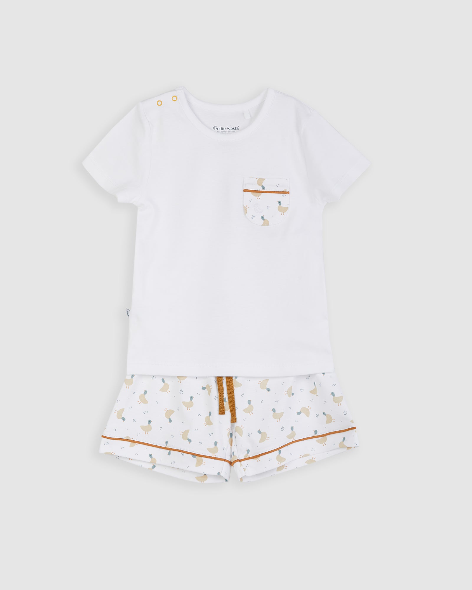 Pyjama court canard pour enfants