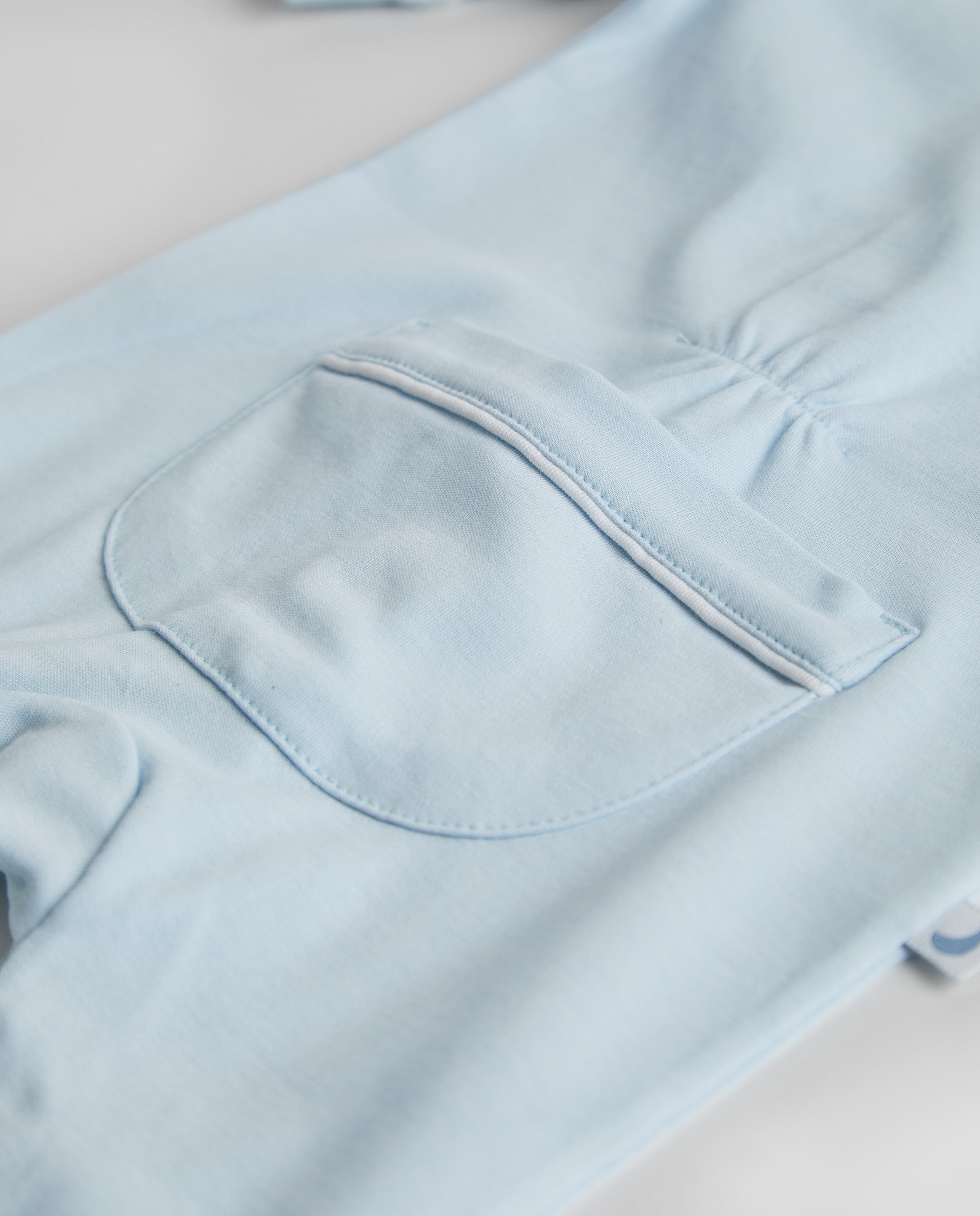 Pyjama chemise bleu pour bébé