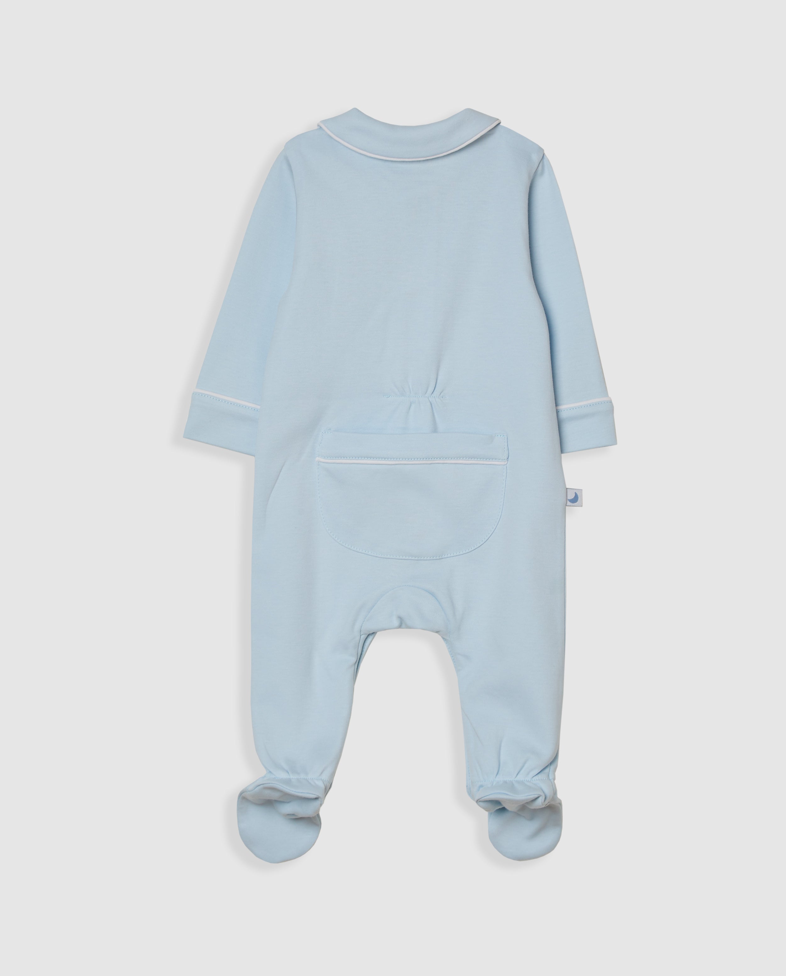 Pyjama chemise bleu pour bébé