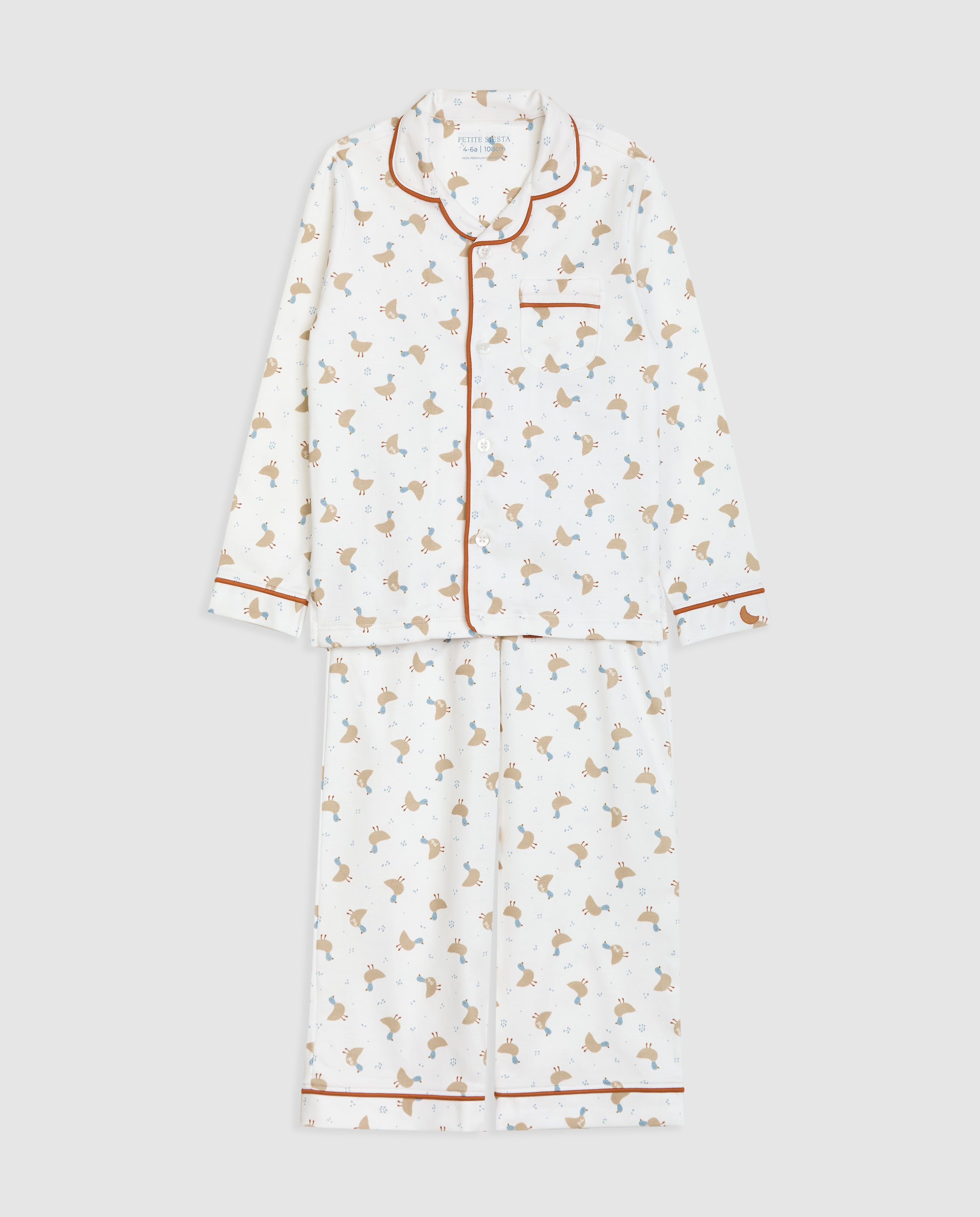 Pijama Kids Camisero Patos