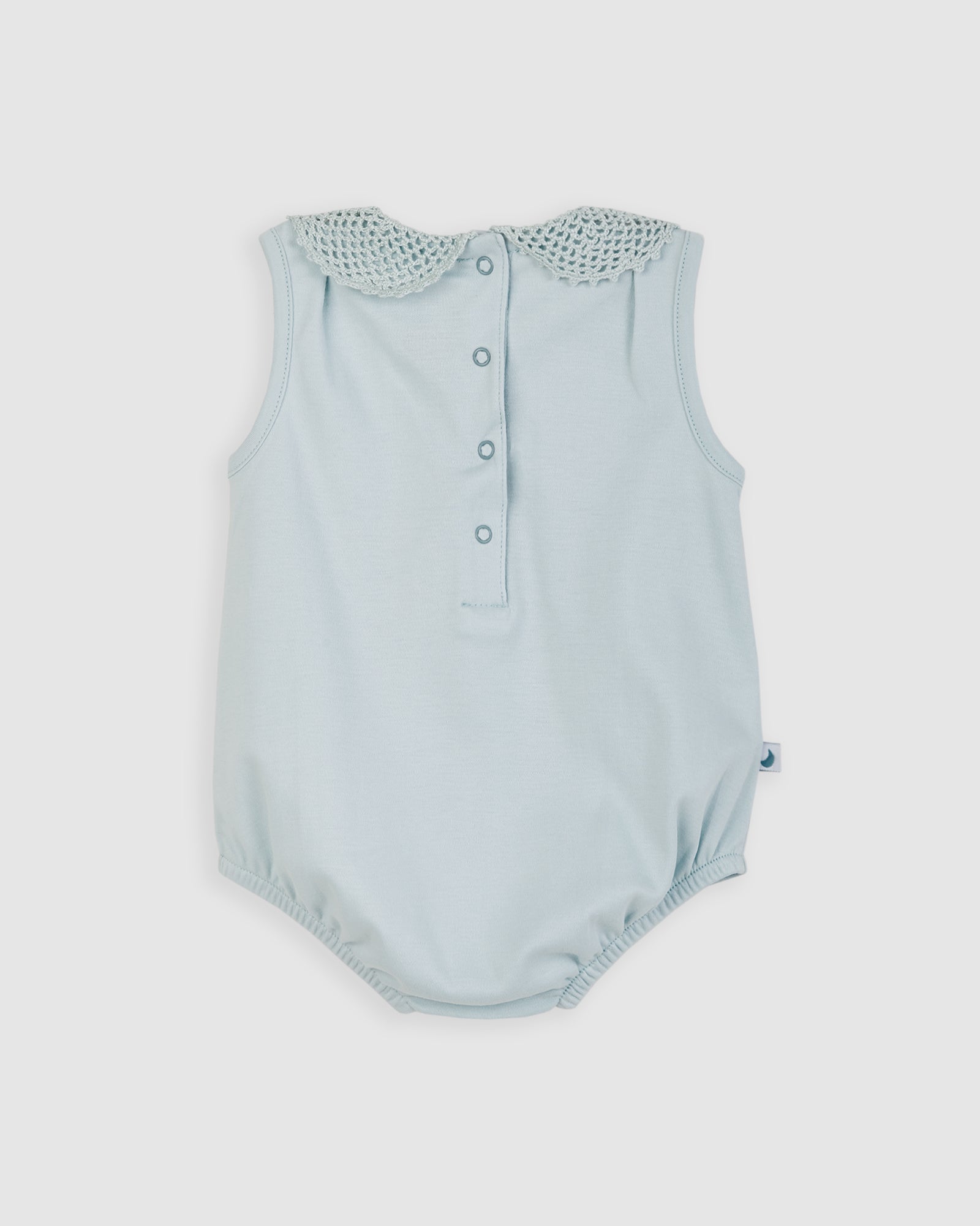 Ranita Bebé Crochet Azul