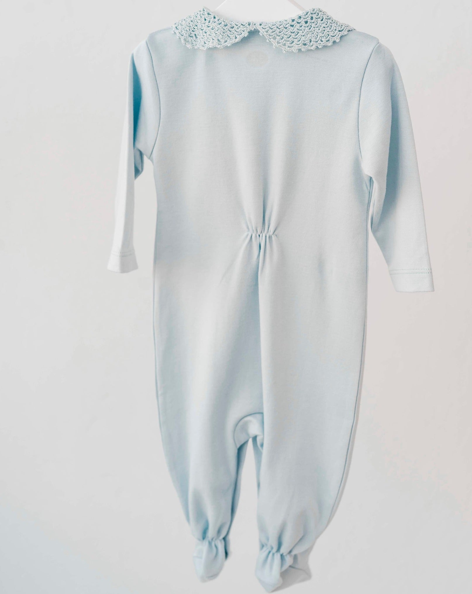 Pijama Bebé Crochet Azul