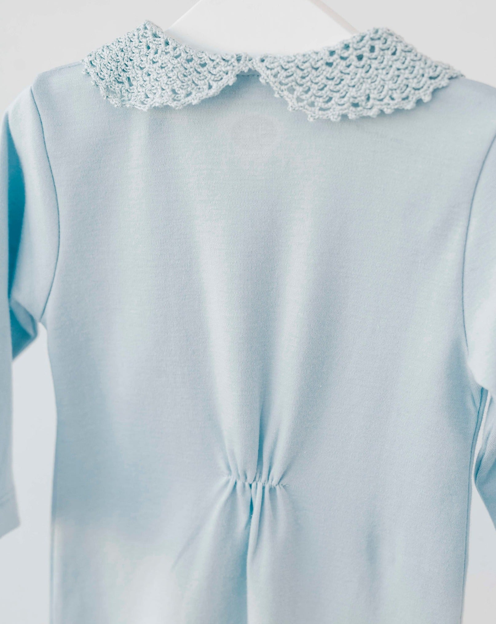 Pijama Bebé Crochet Azul