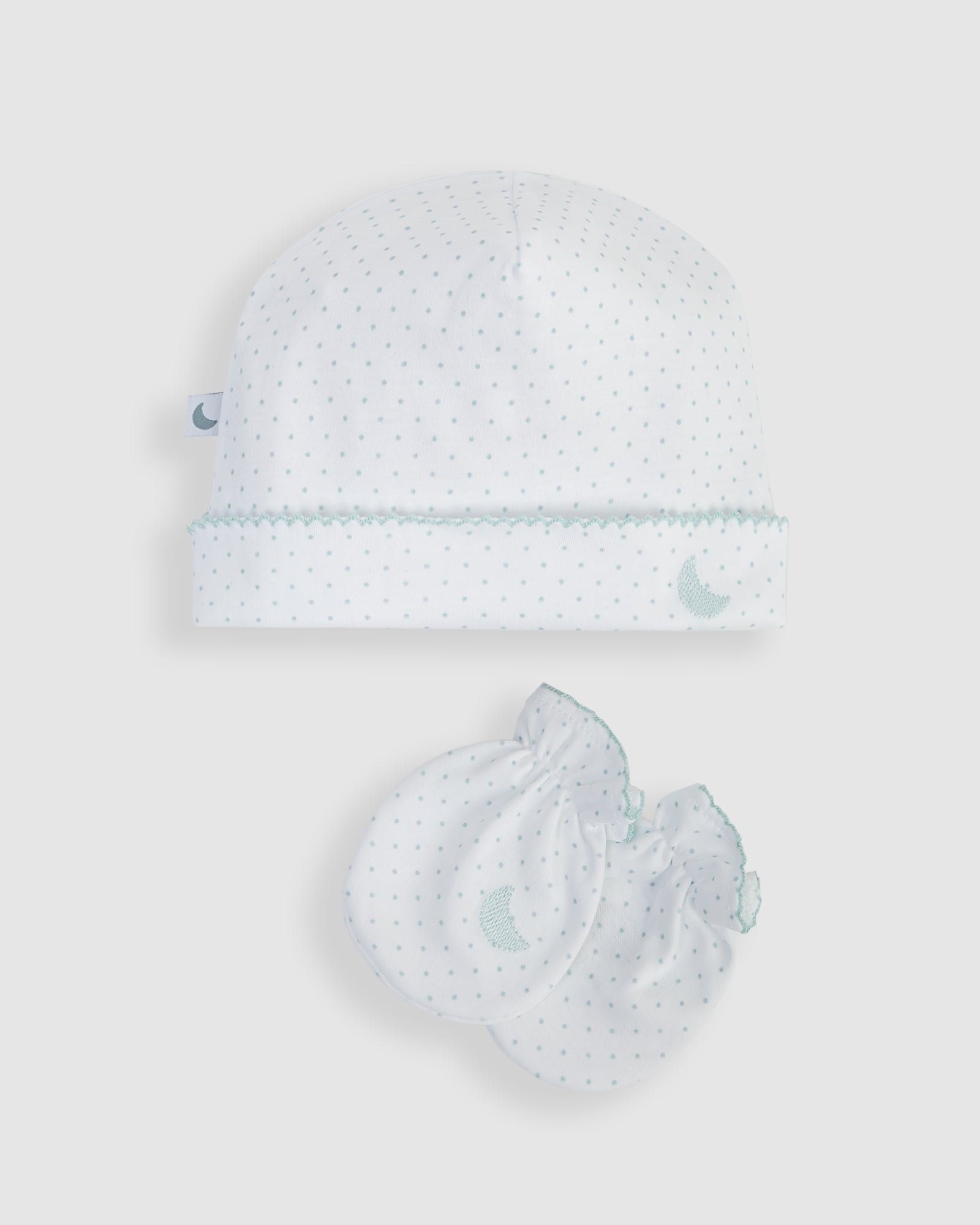 Pack Gorrito y Manoplas - Puntos Azules