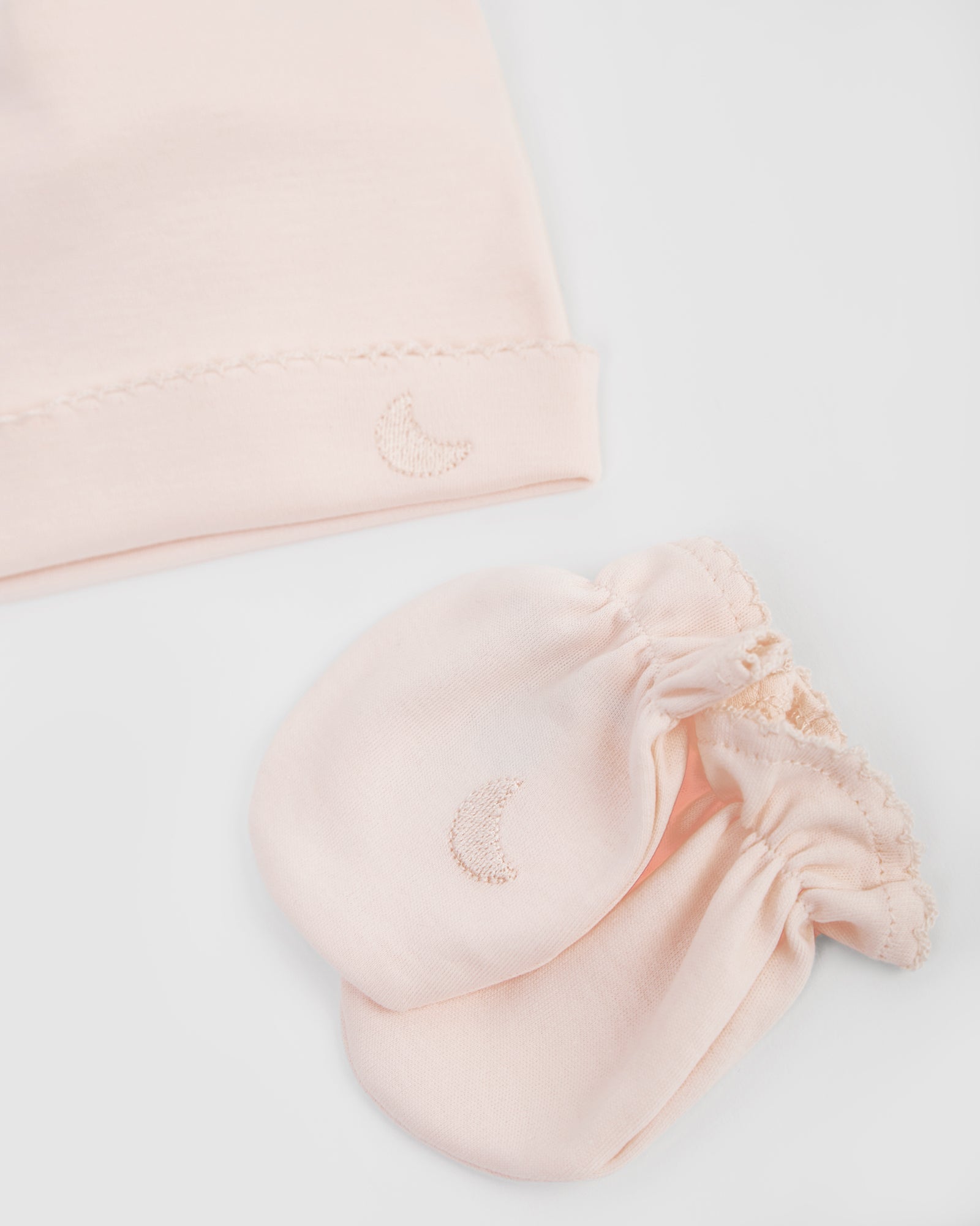 Pack bonnet et mitaines - Rose