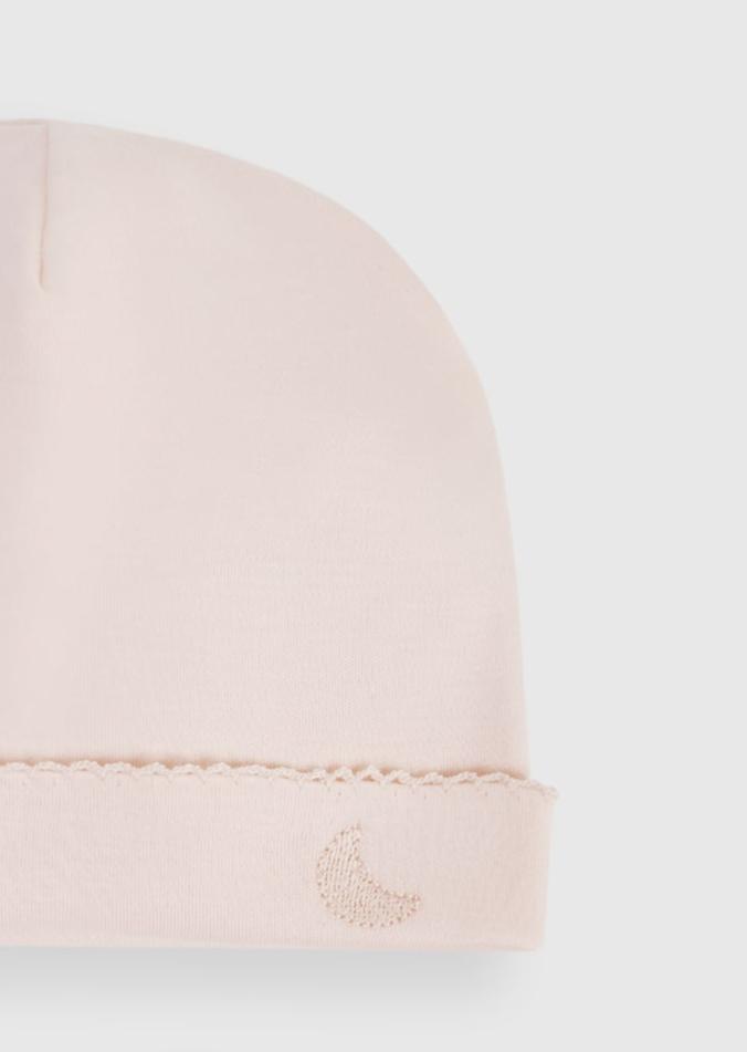 Pack bonnet et mitaines - Rose