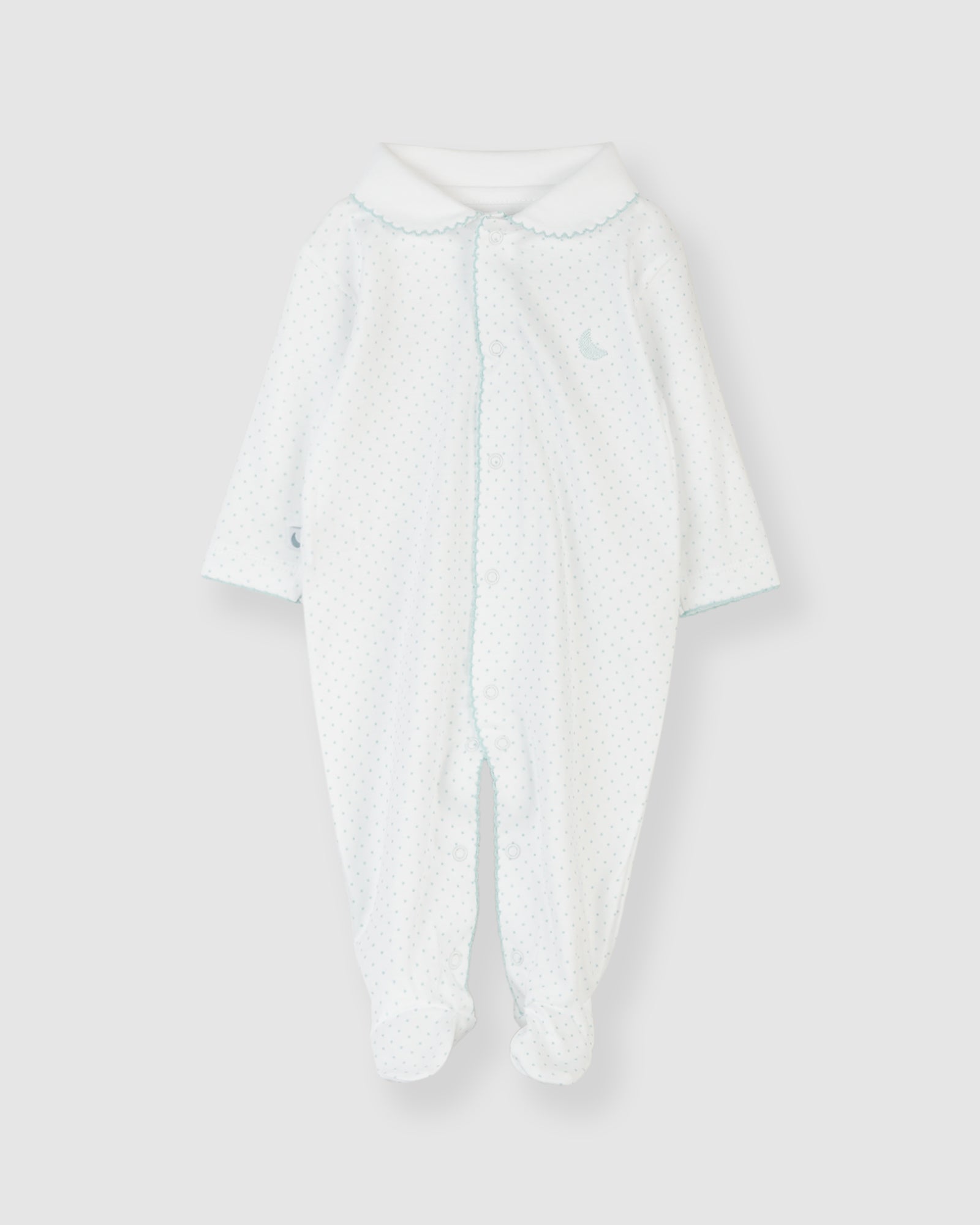 Blue Dot Baby Pajamas