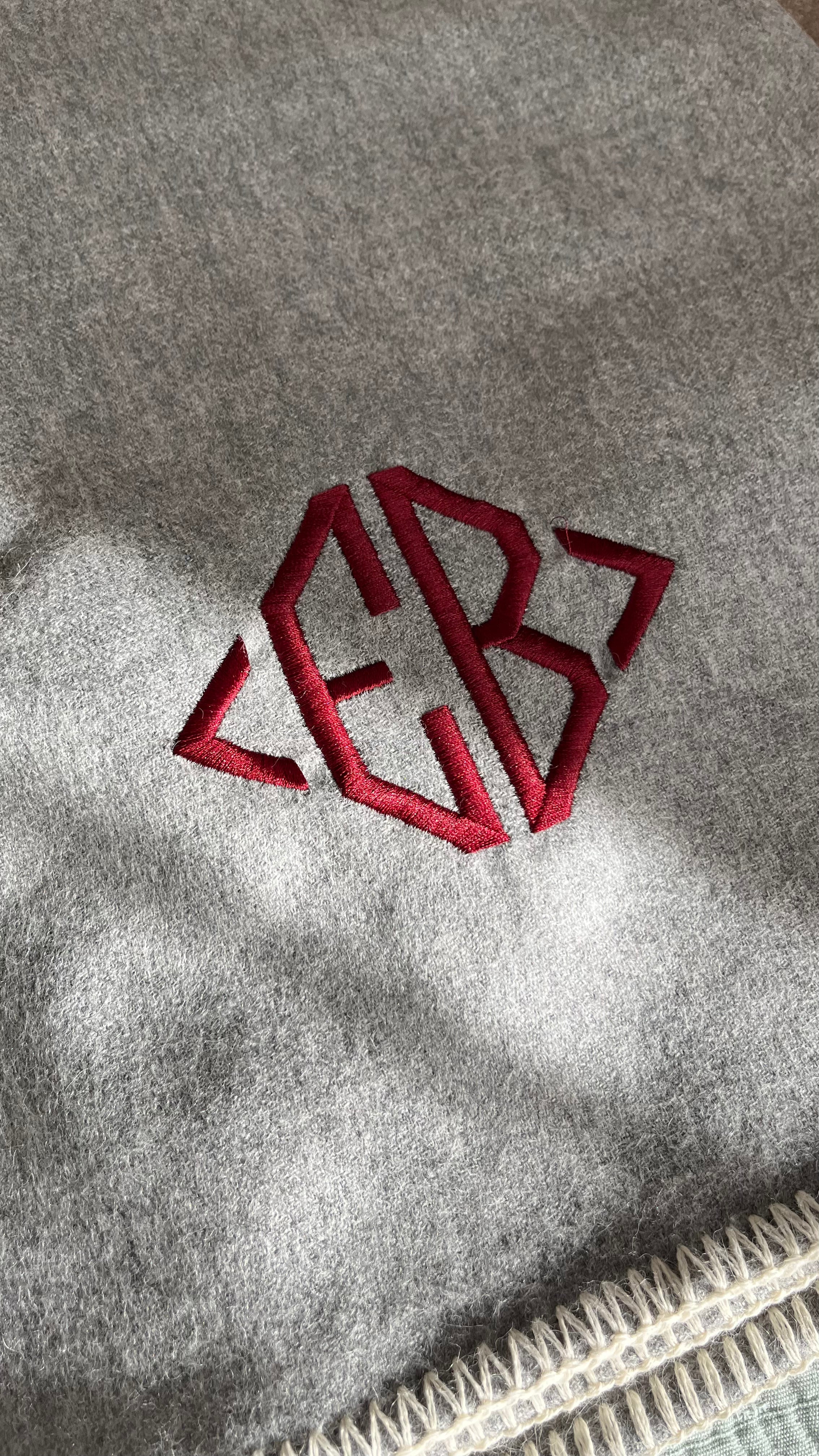 Manta Baby Alpaca Gris Melange