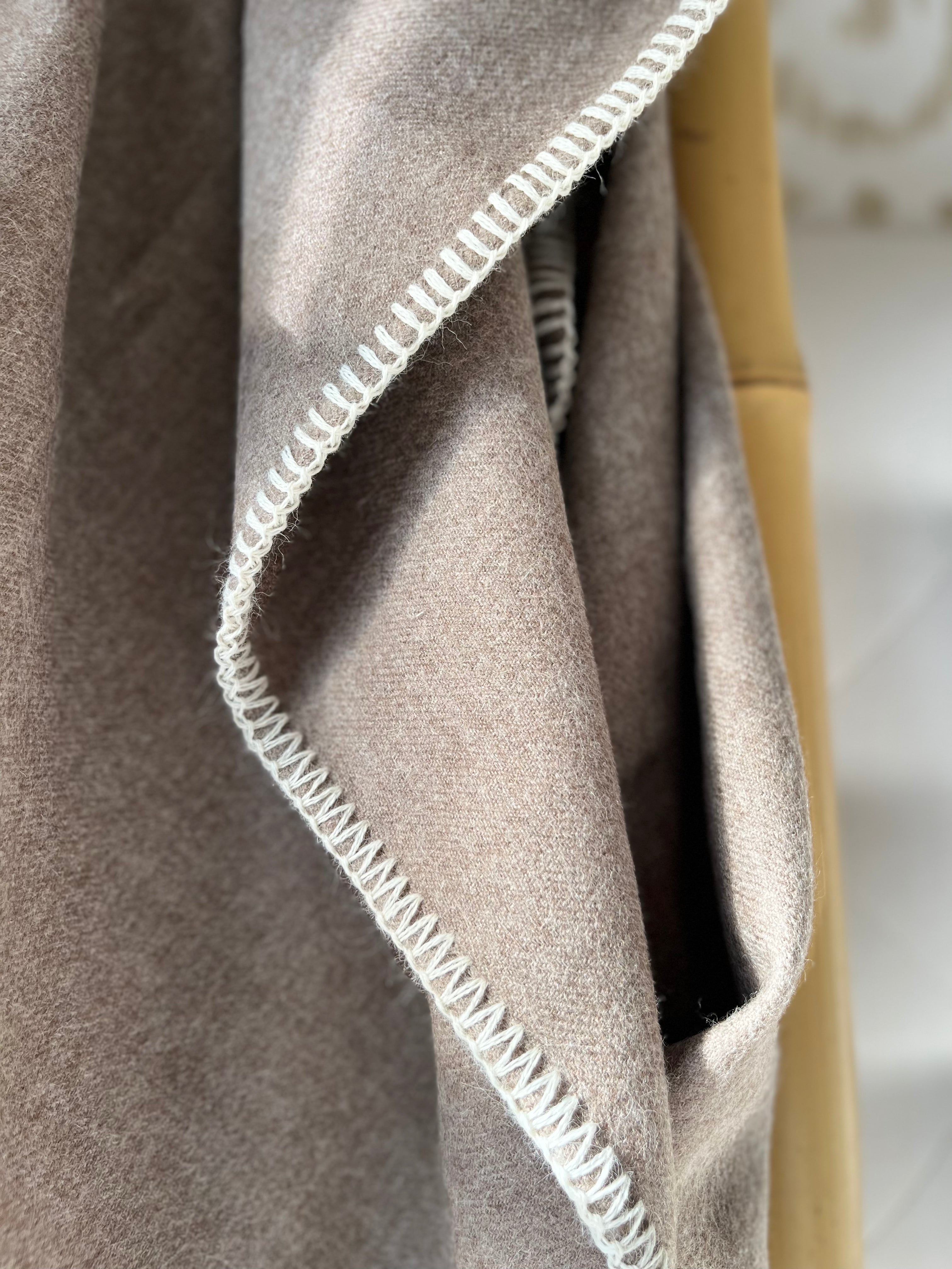 Manta Baby Alpaca Beige Tostado