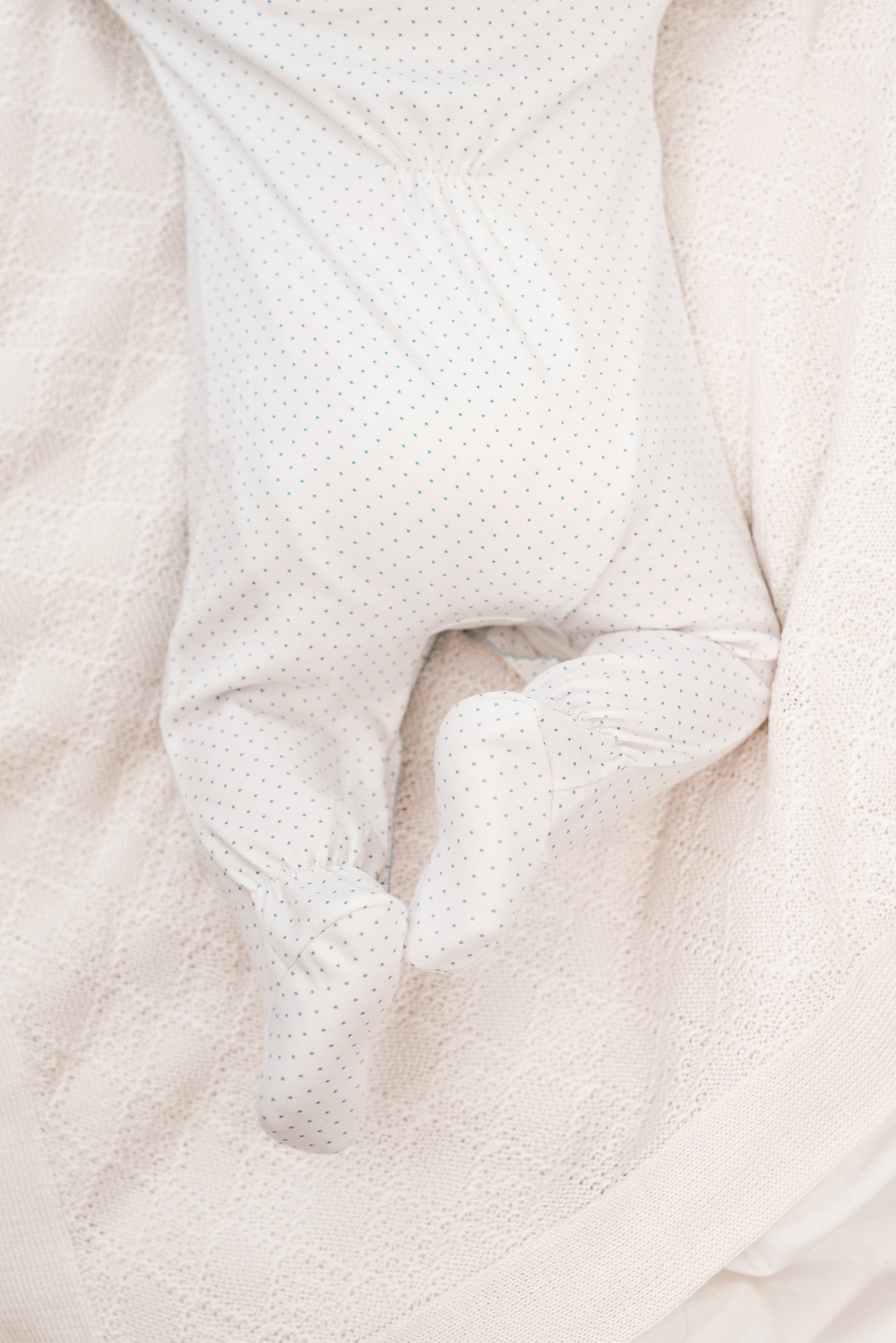 Blue Dot Baby Pajamas