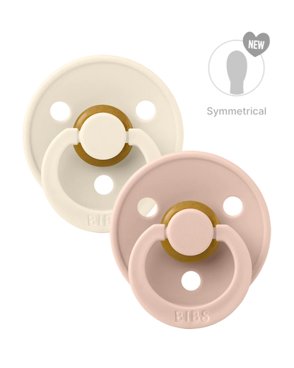 BIBS Blush/Ivory Pacifiers 