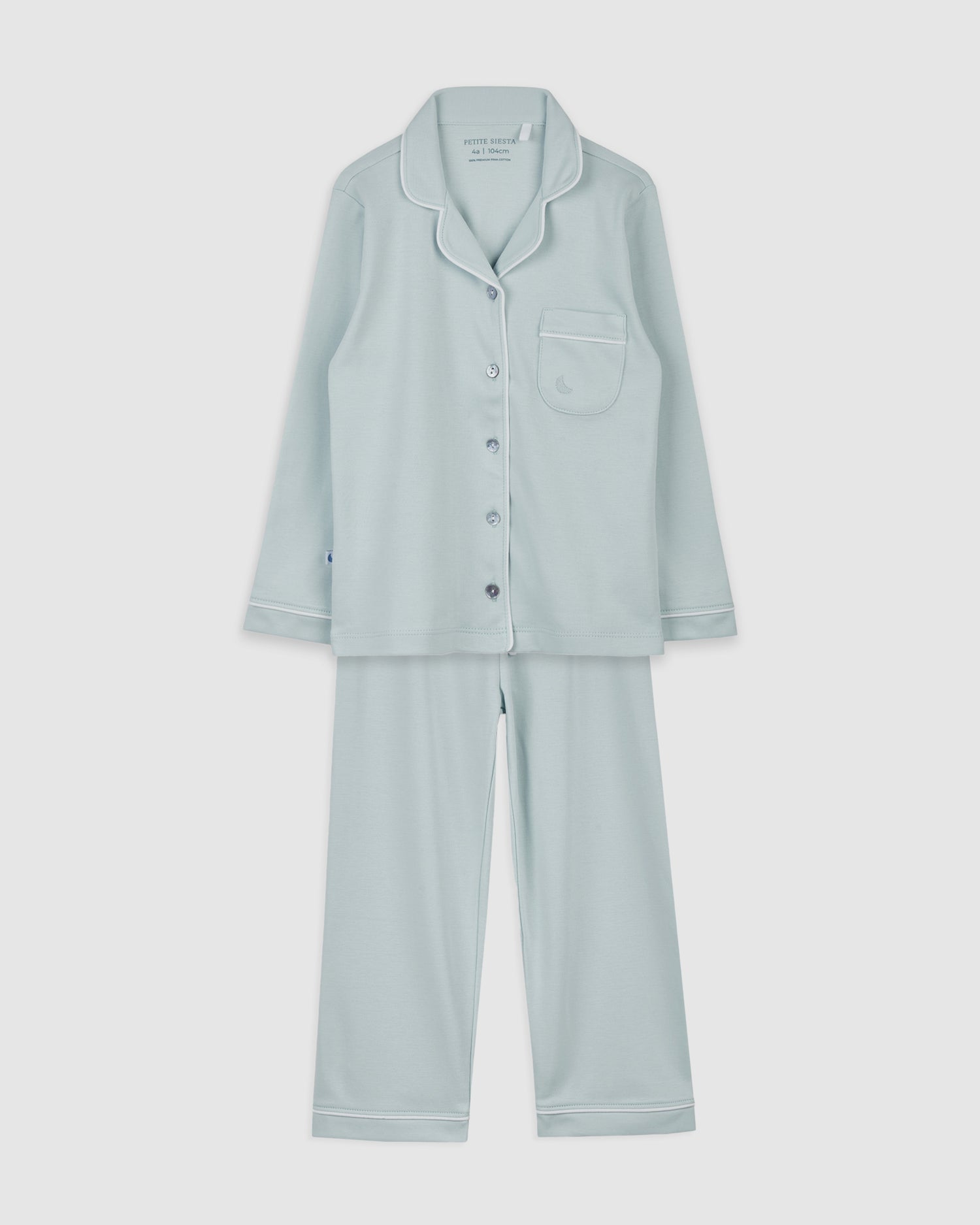 Kids Blue Shirt Pajamas