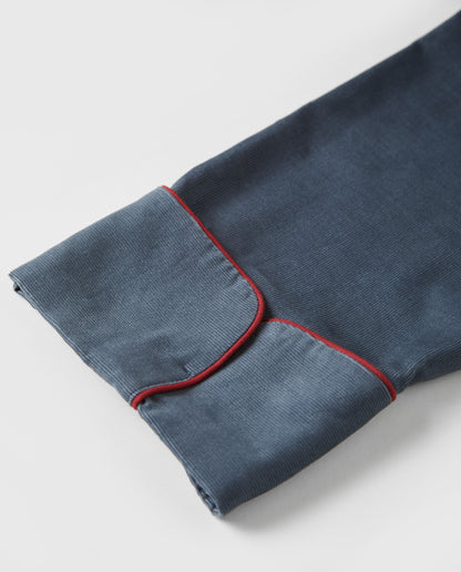 Deep Blue Burgundy Men&