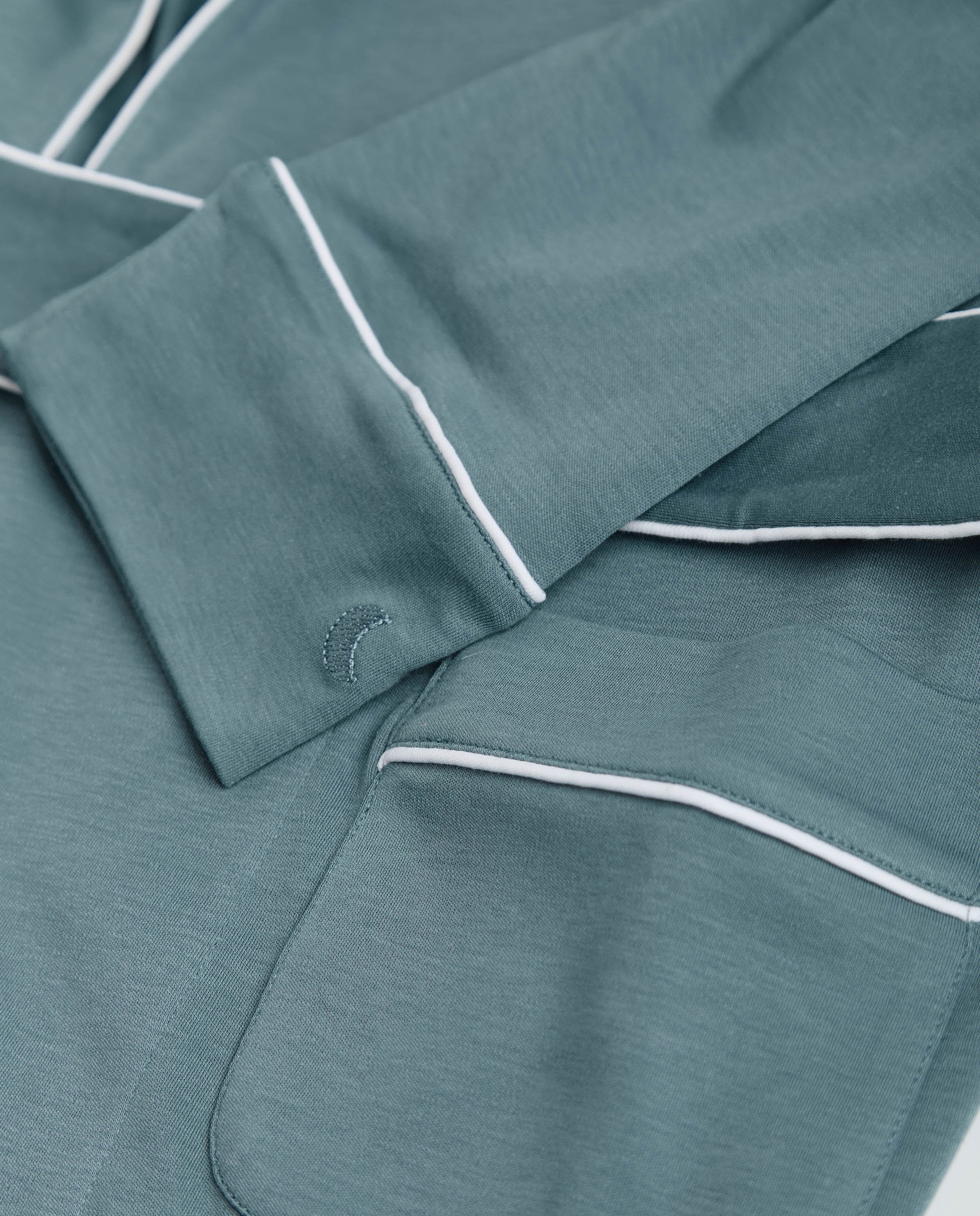 Peignoir bleu profond pour femme