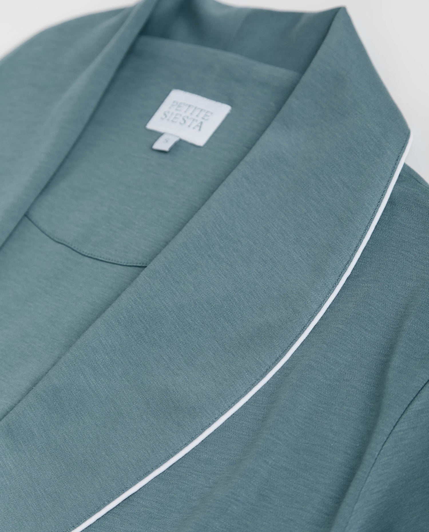 Peignoir bleu profond pour femme