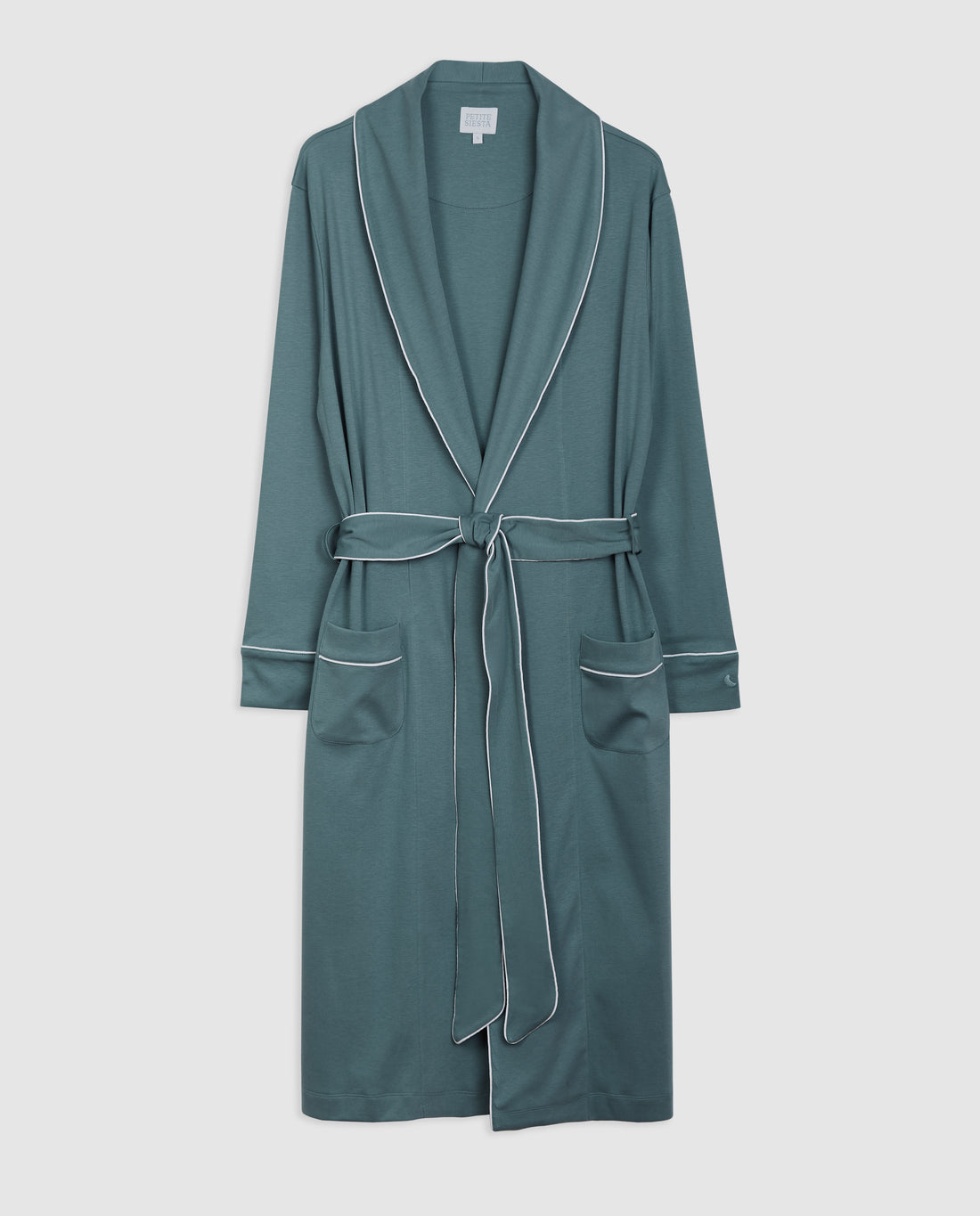 Peignoir bleu profond pour femme