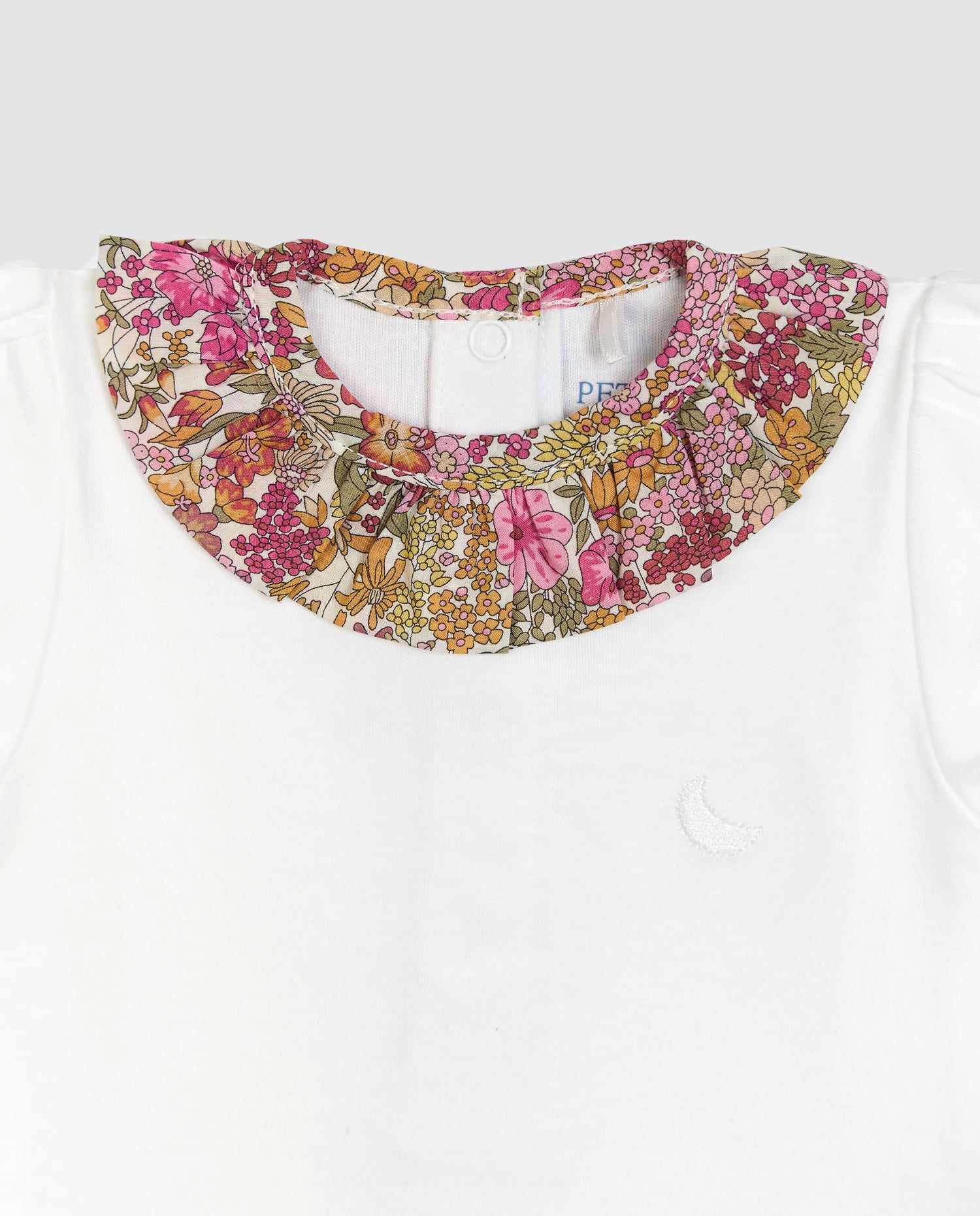 Liberty Annie Short Sleeve Ruffle Bodysuit