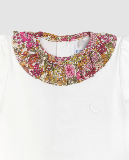 Liberty Annie Short Sleeve Ruffle Bodysuit