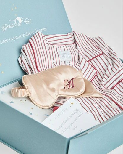 Sleep Tight Rayas Burgundy