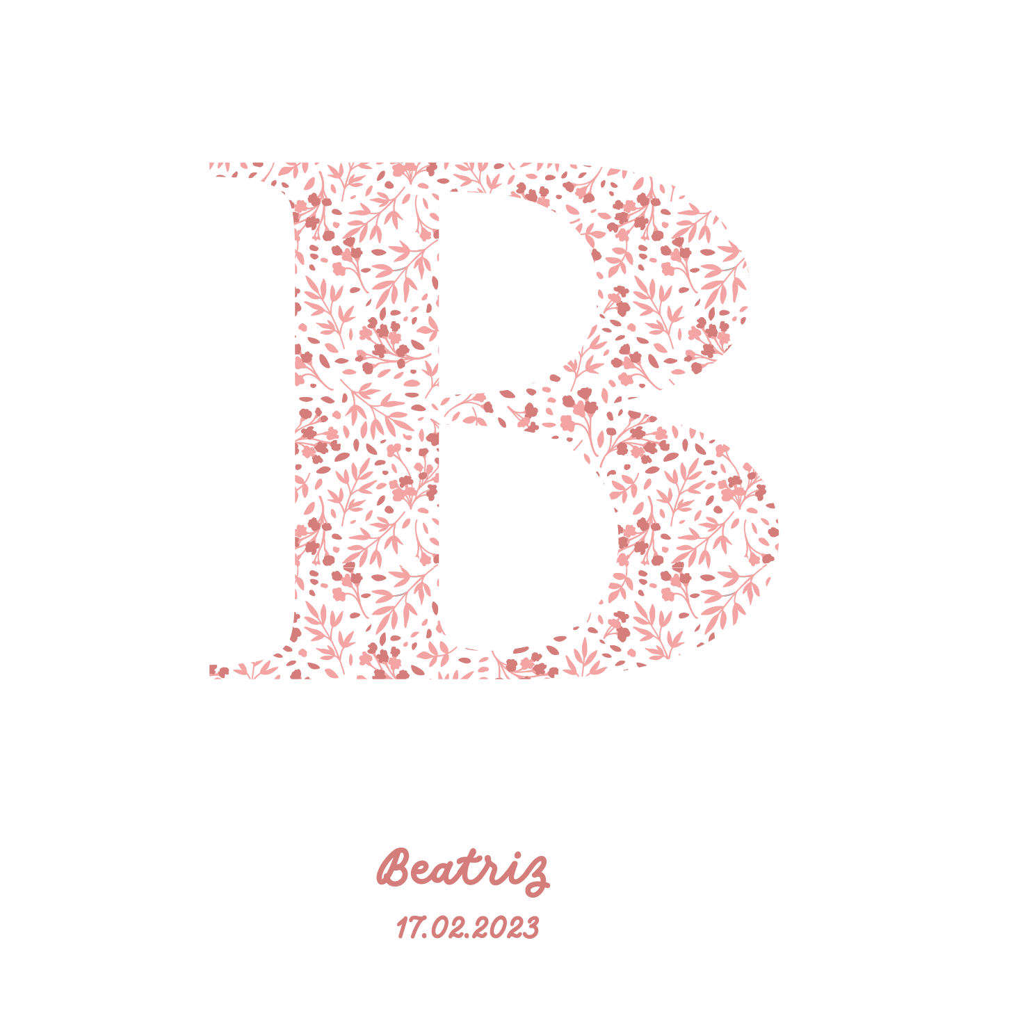 Pink Initial Frame