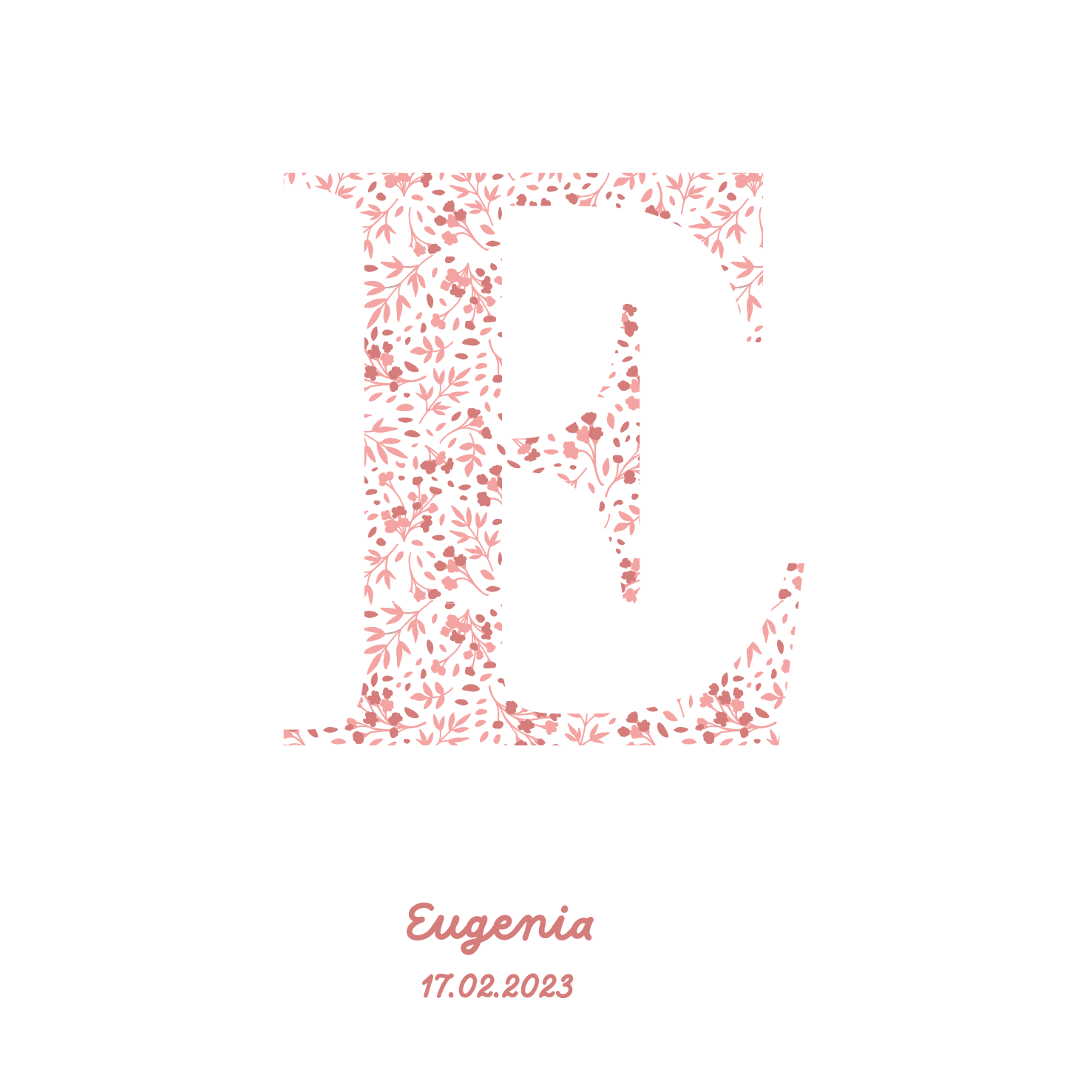 Pink Initial Frame