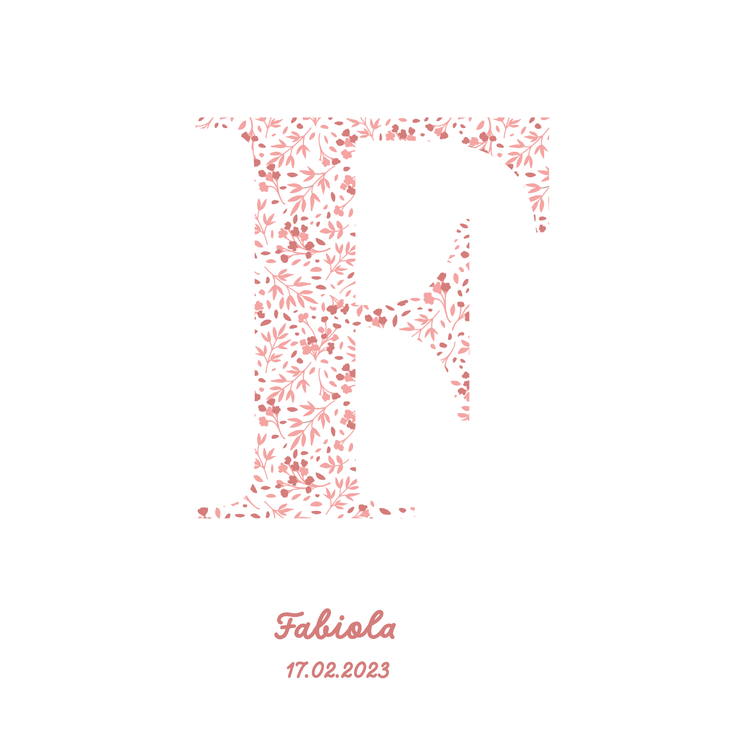 Pink Initial Frame