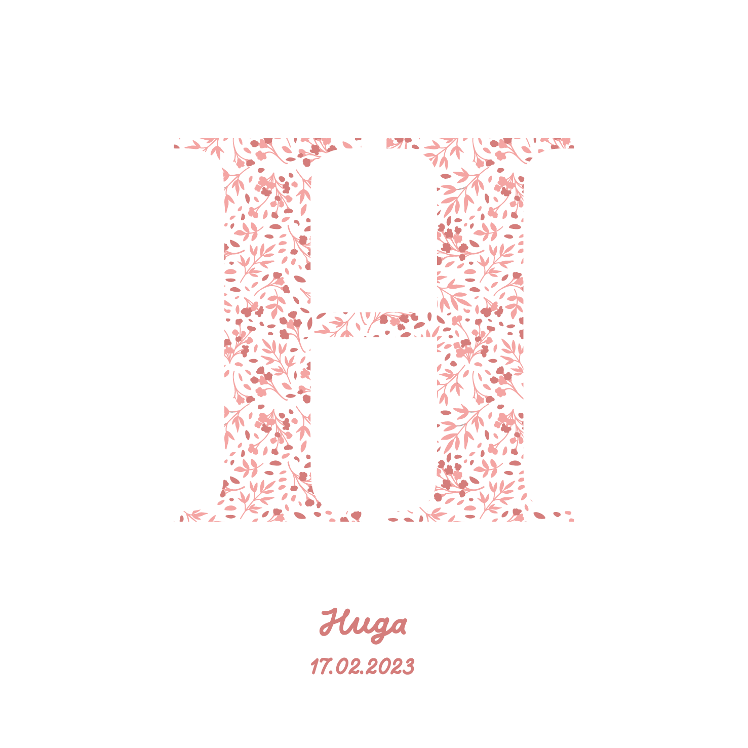 Pink Initial Frame