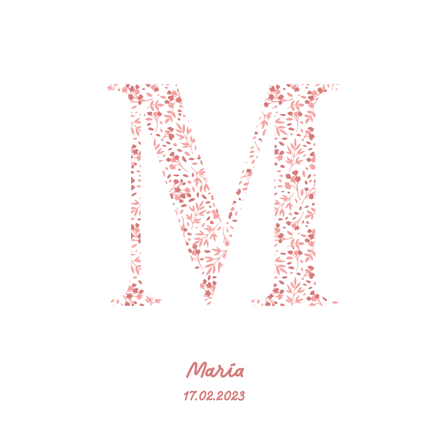 Pink Initial Frame