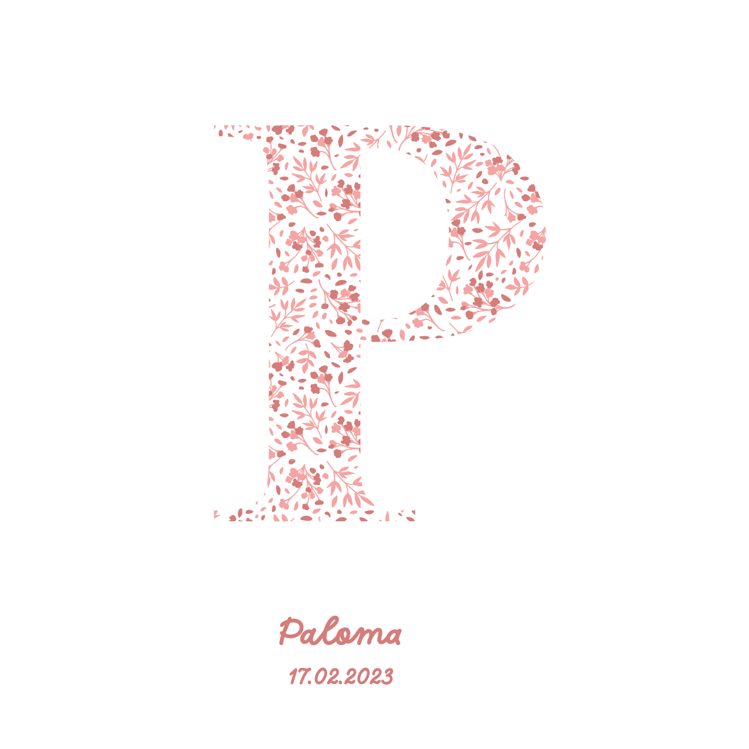 Pink Initial Frame
