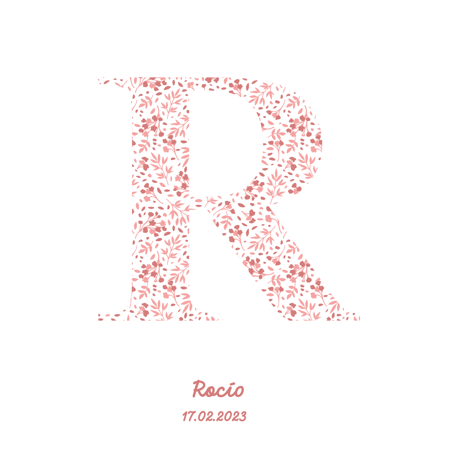 Pink Initial Frame