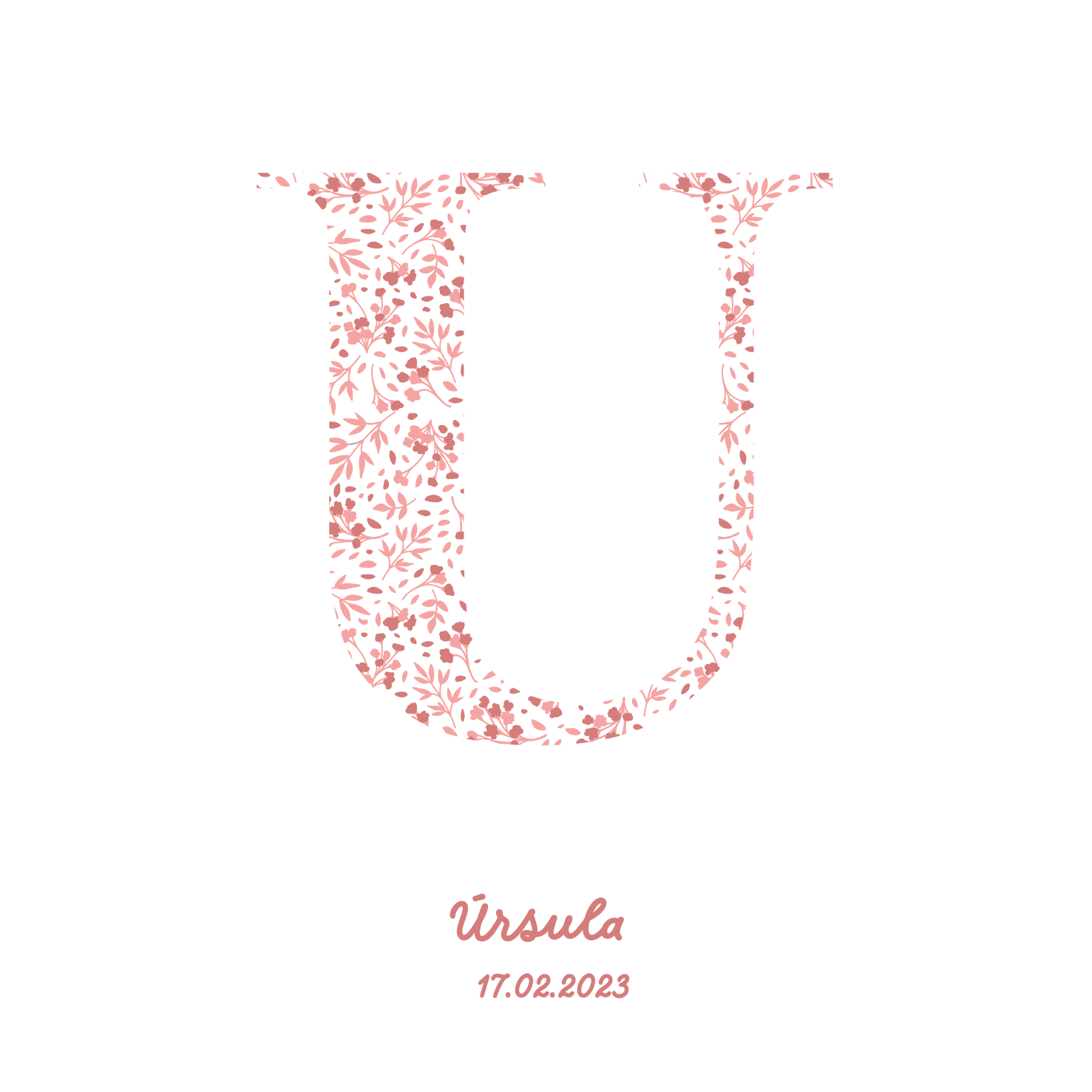 Pink Initial Frame