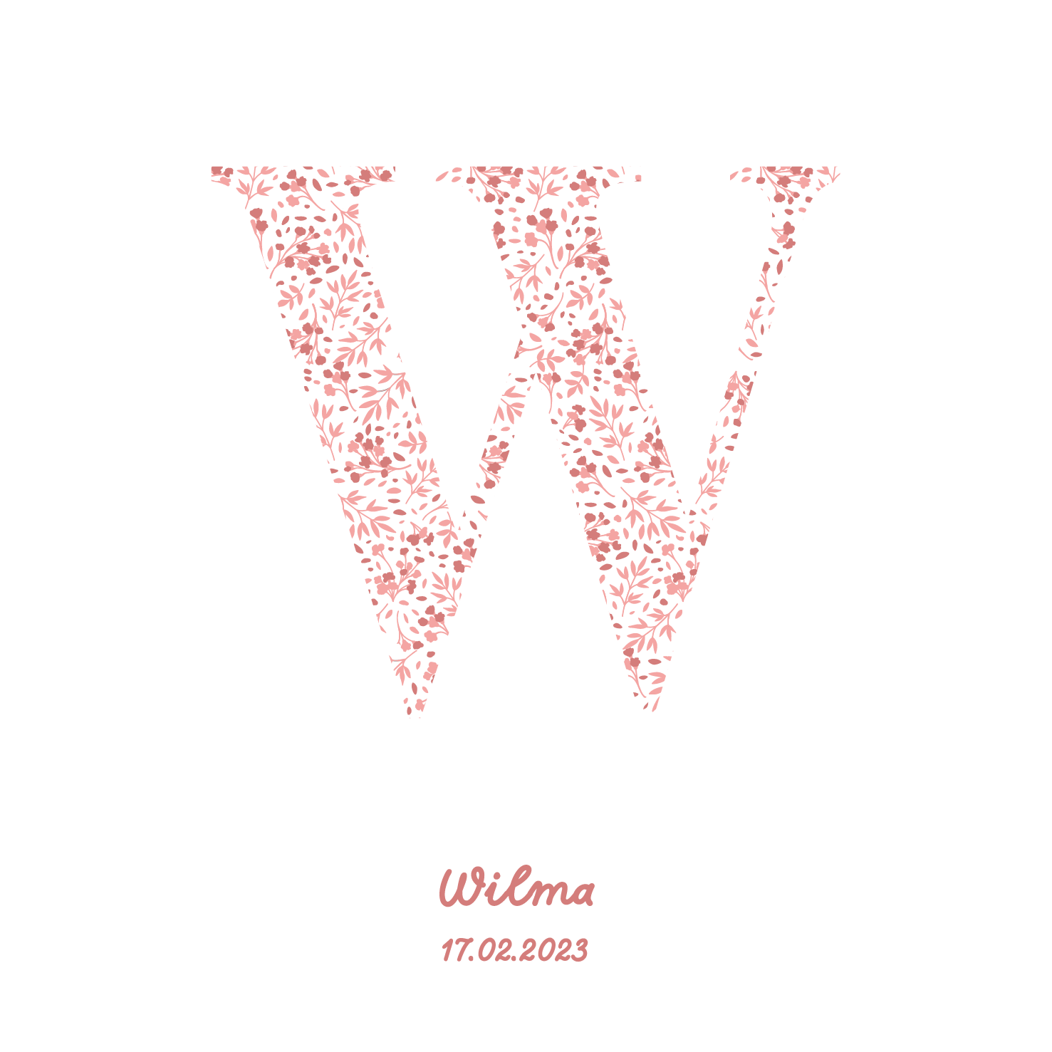 Pink Initial Frame