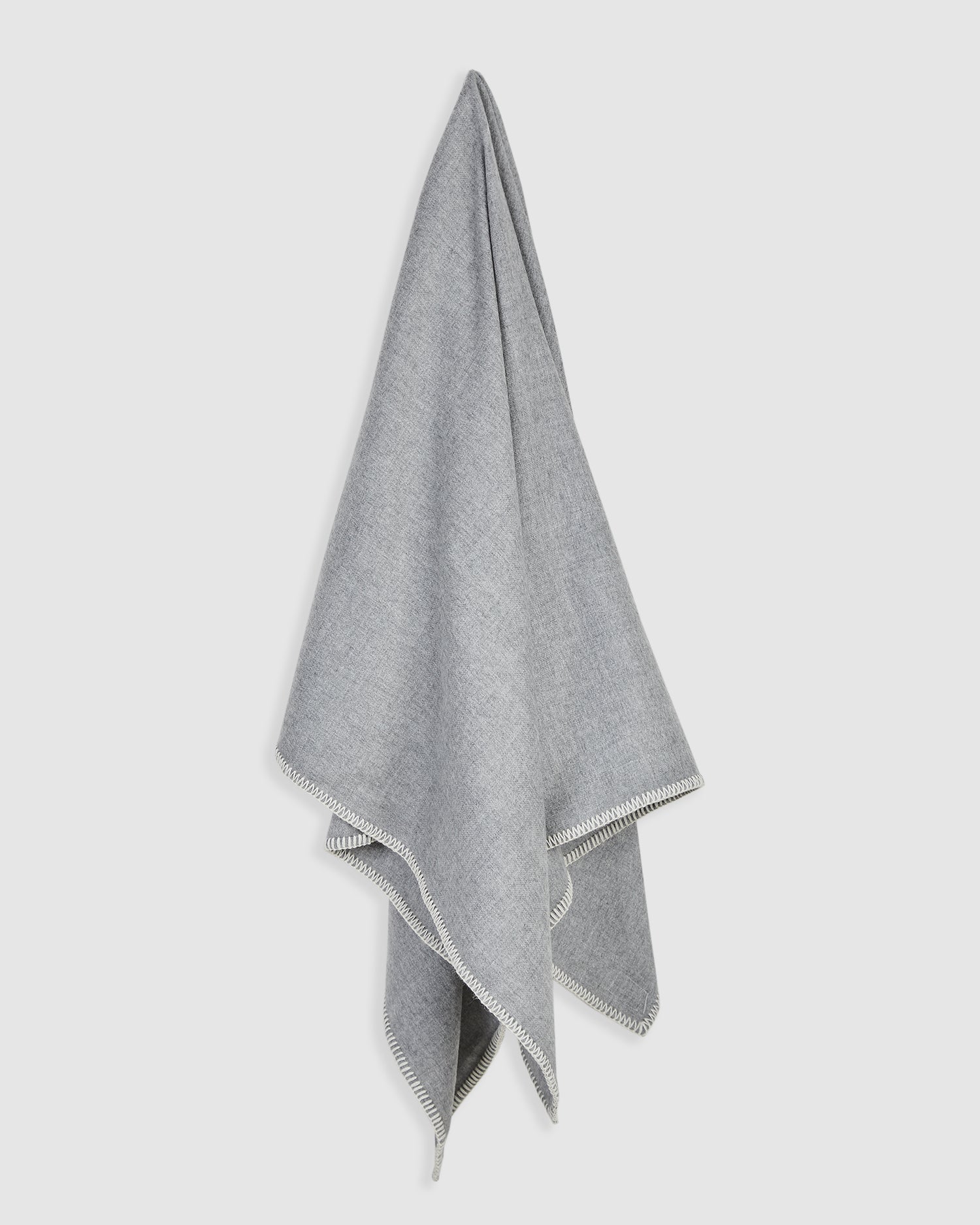 Manta Baby Alpaca Gris Melange