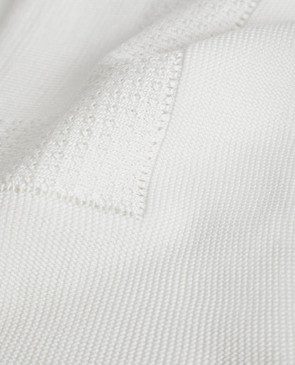 Perlé Cotton Eco White Shawl 