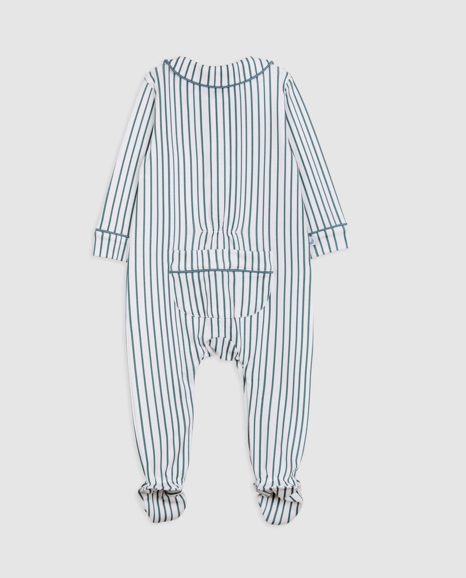 Pijama Bebé Camisero Rayas Deep Blue