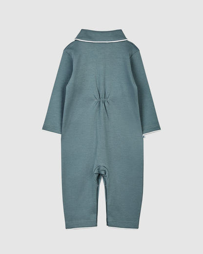 Pijama Bebé Camisero Deep Blue (sin pies)