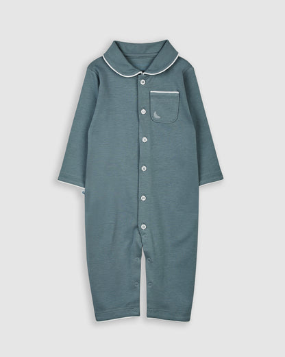 Pijama Bebé Camisero Deep Blue (sin pies)