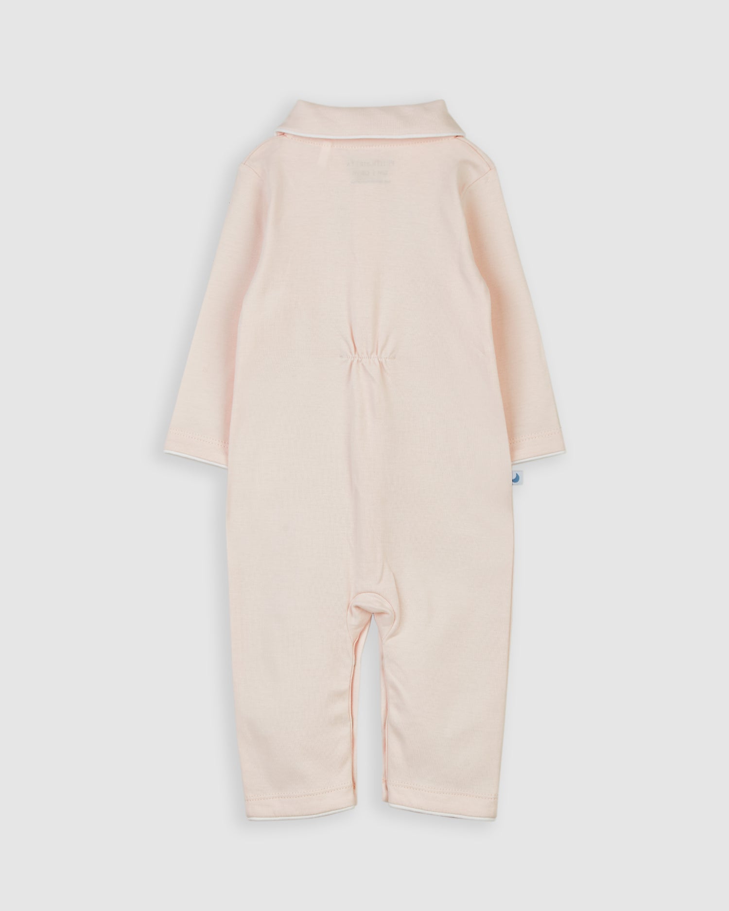 Pijama Bebé Camisero Rosa (sin pies)