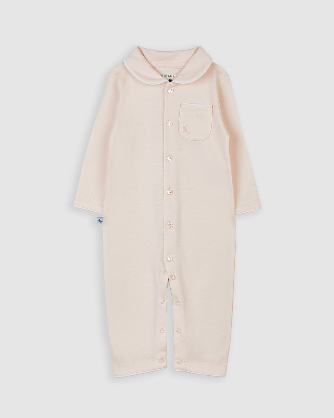 Pijama Bebé Camisero Rosa (sin pies)