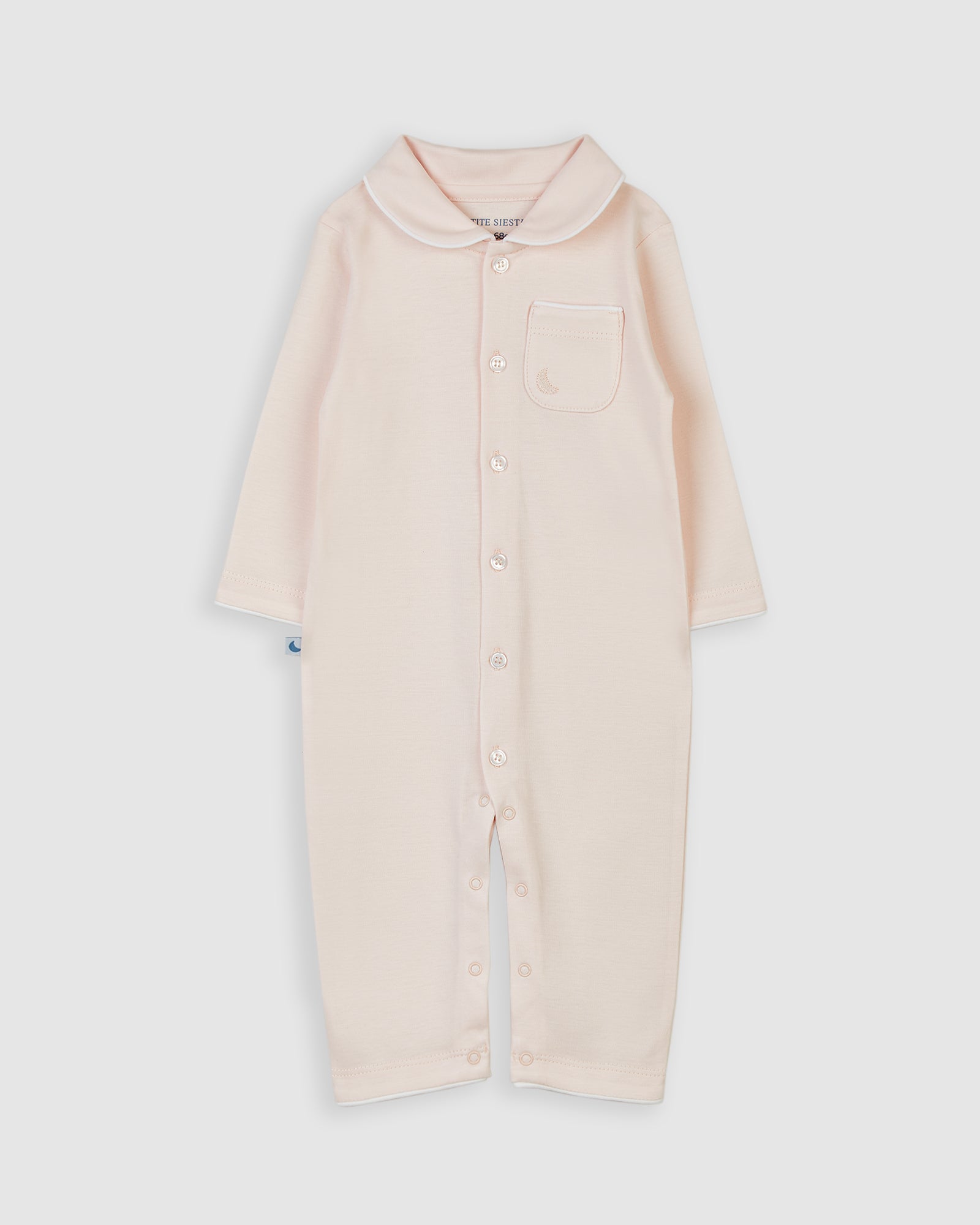 Pijama Bebé Camisero Rosa (sin pies)