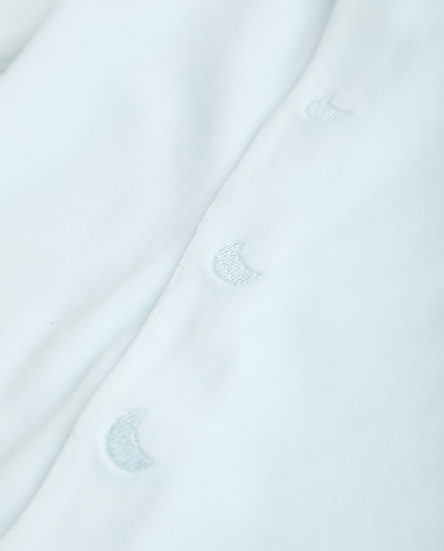 Pyjama bébé en velours bleu